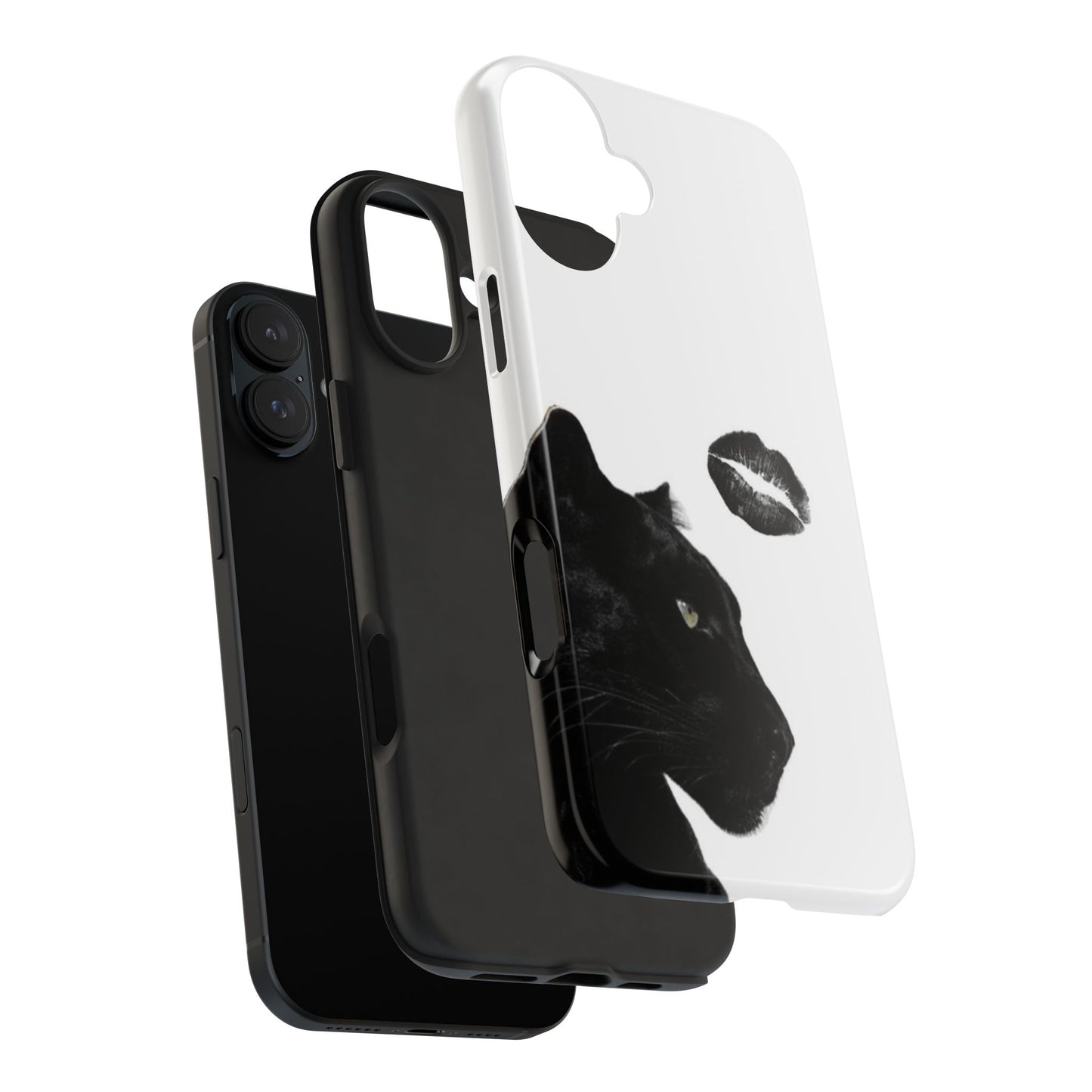 Elegant Panther Design Tough Phone Case - Stylish Protection for Animal Lovers