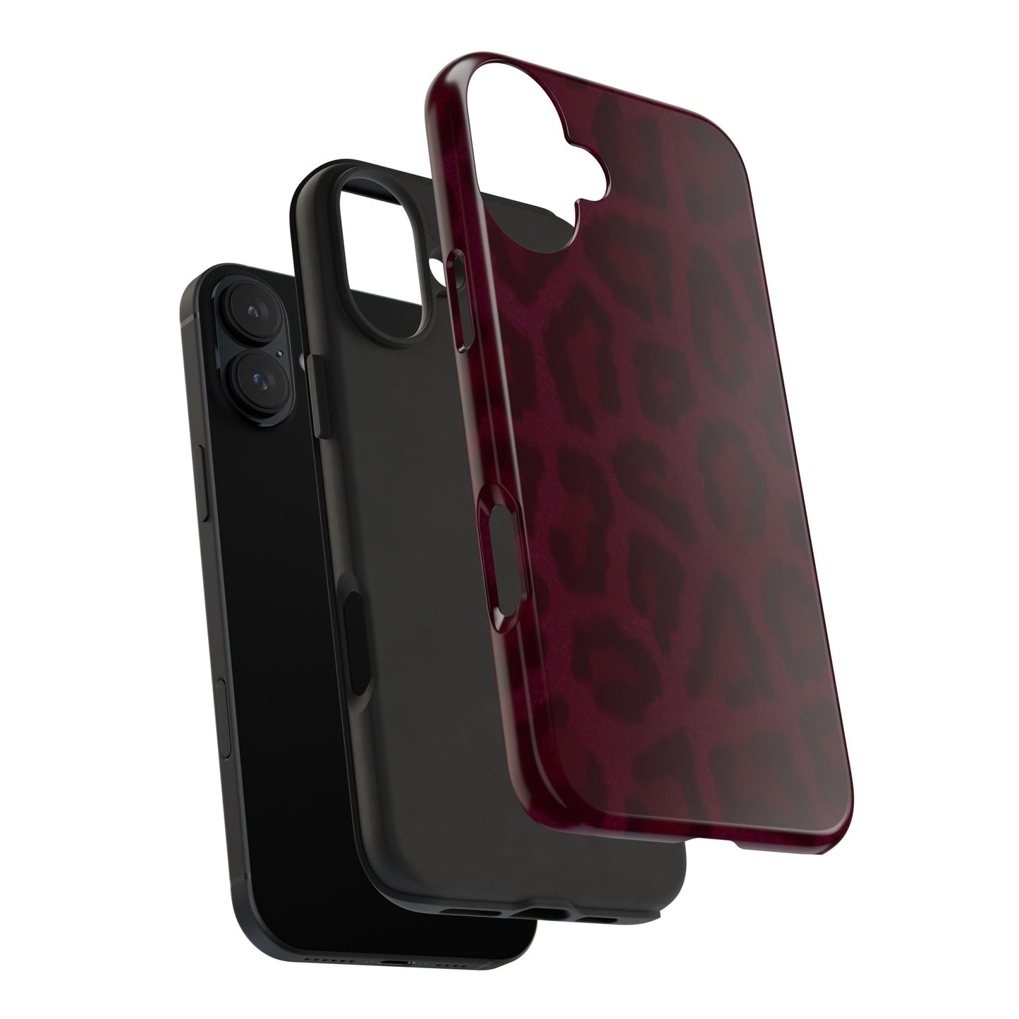 Chic Leopard Print Tough Phone Cases - Stylish Protection for Your Device