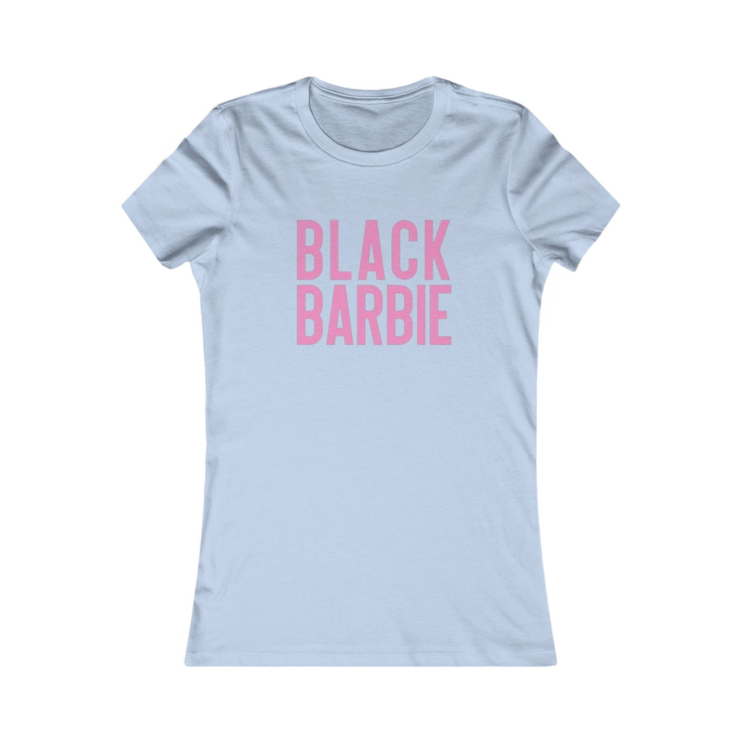Black Barbie Women's Tee - Trendy Graphic Shirt, Cute Casual Wear, Gifts for Her, Birthday Present, Fashion Statement