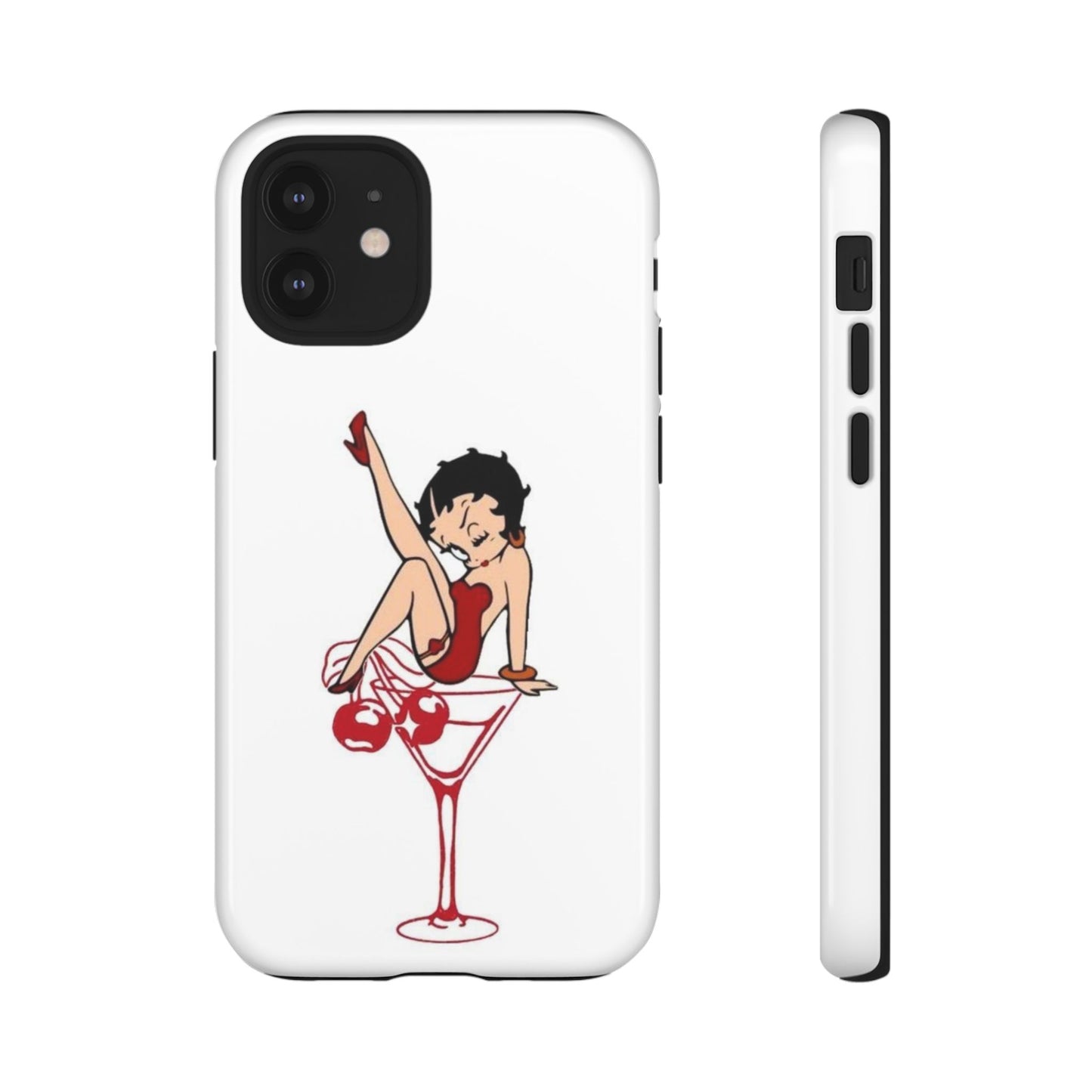 Betty Boop Martini Phone Case - Stylish Tough Cases for Fun Lovers