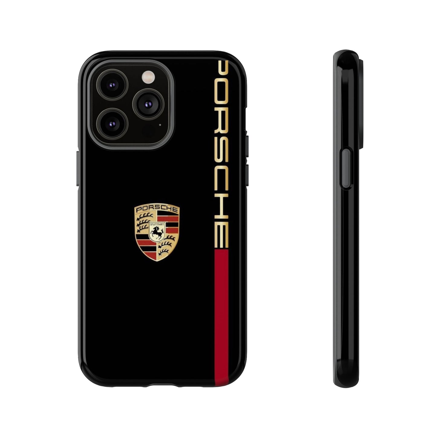 Porsche Tough Phone Case, Durable Car Lover Accessory, Protective Cover, Gift for Auto Enthusiasts, Racing Themed Phone Accessory