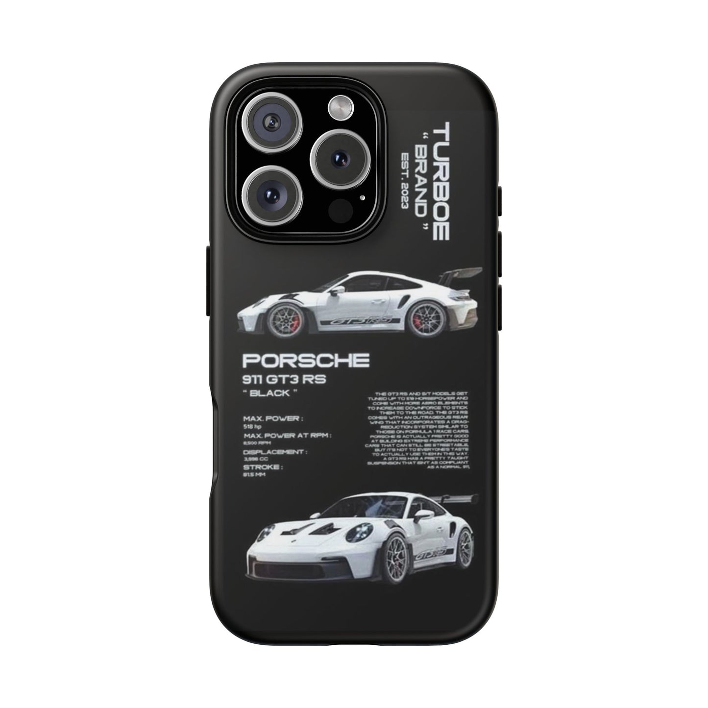 Porsche Phone Case, Tough Car Case, Automotive Gift, Racing Enthusiast Accessory, Stylish Smartphone Protection