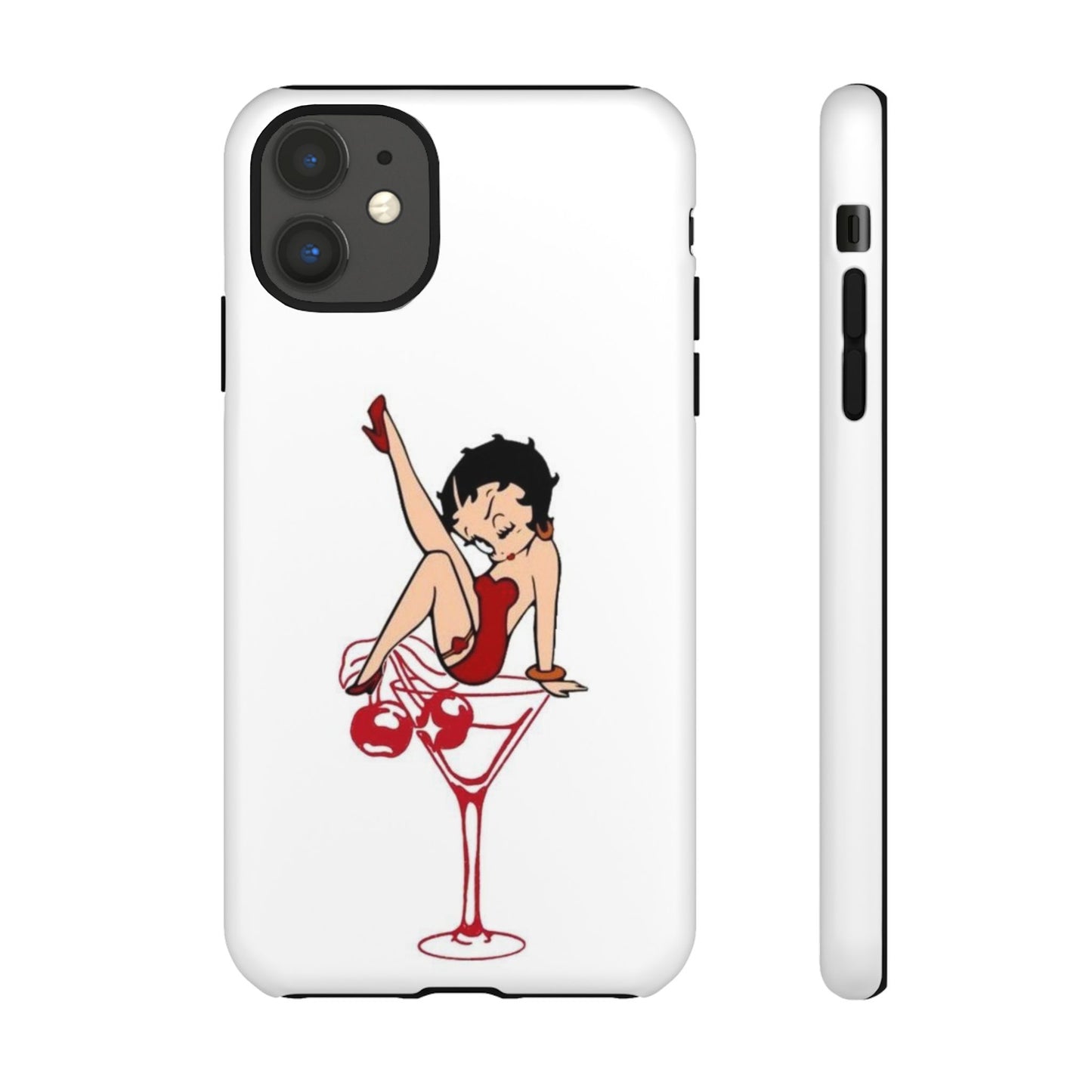 Betty Boop Martini Phone Case - Stylish Tough Cases for Fun Lovers