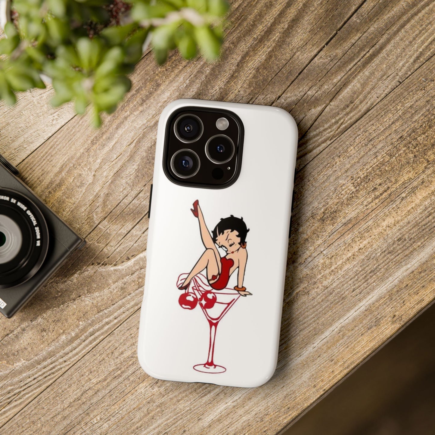 Betty Boop Martini Phone Case - Stylish Tough Cases for Fun Lovers