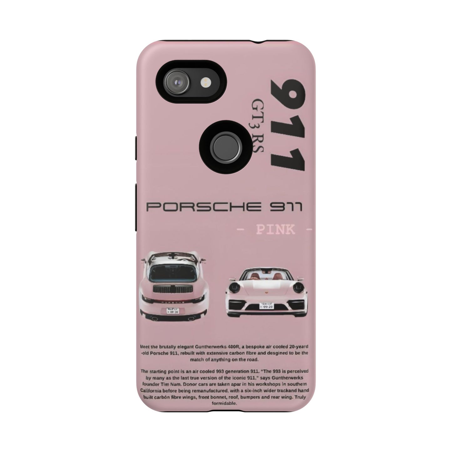 Porsche 911 Phone Case | Tough Cases for Car Lovers, Stylish Protection, Gift for Him/Her, Automotive Enthusiast
