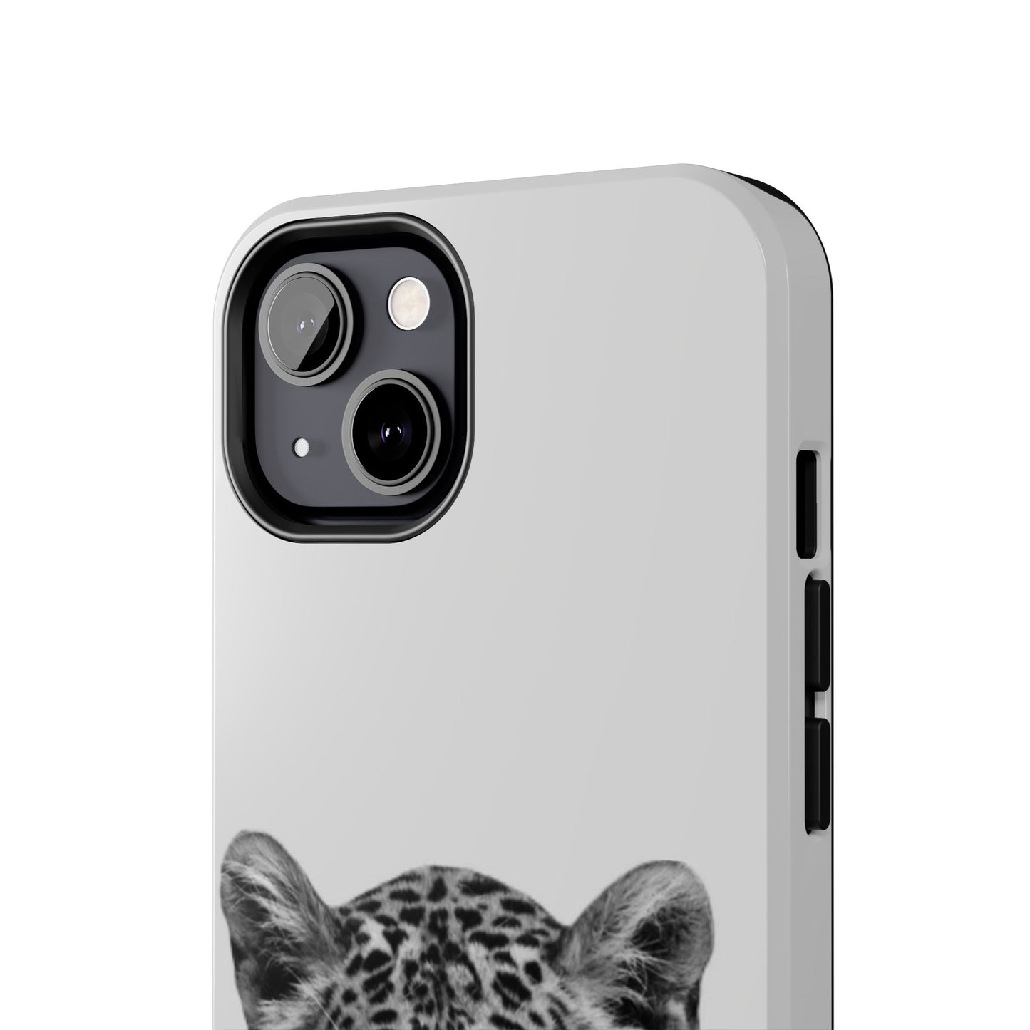Stylish Tough Phone Case with Majestic Leopard Design