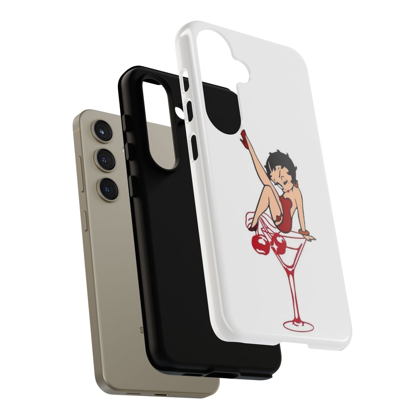 Betty Boop Martini Phone Case - Stylish Tough Cases for Fun Lovers