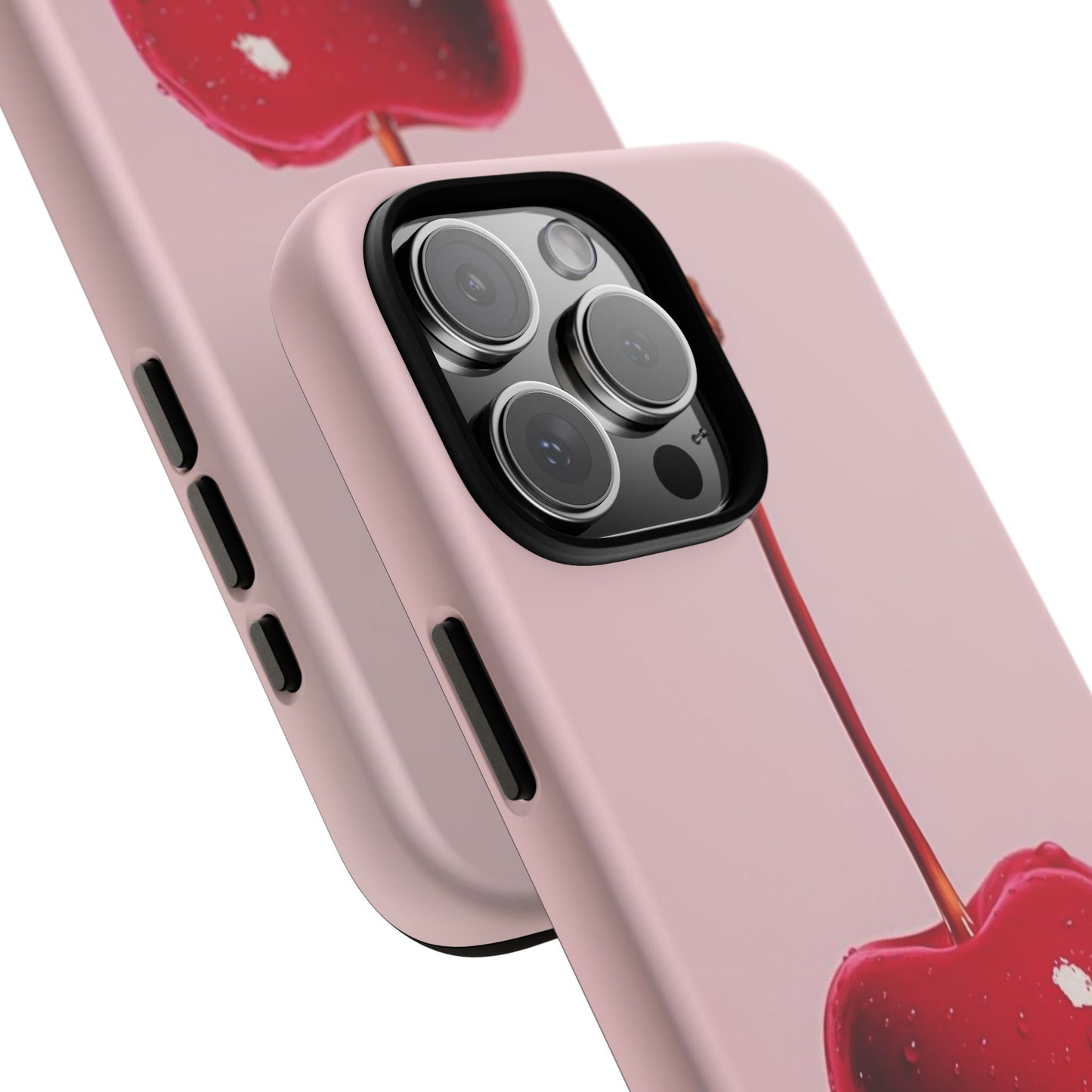 Cherry Drip Phone Case, Tough Phone Cover, Cute Cherry Accessory, Trendy Mobile Case, Kawaii Phone Case, Gift for Her