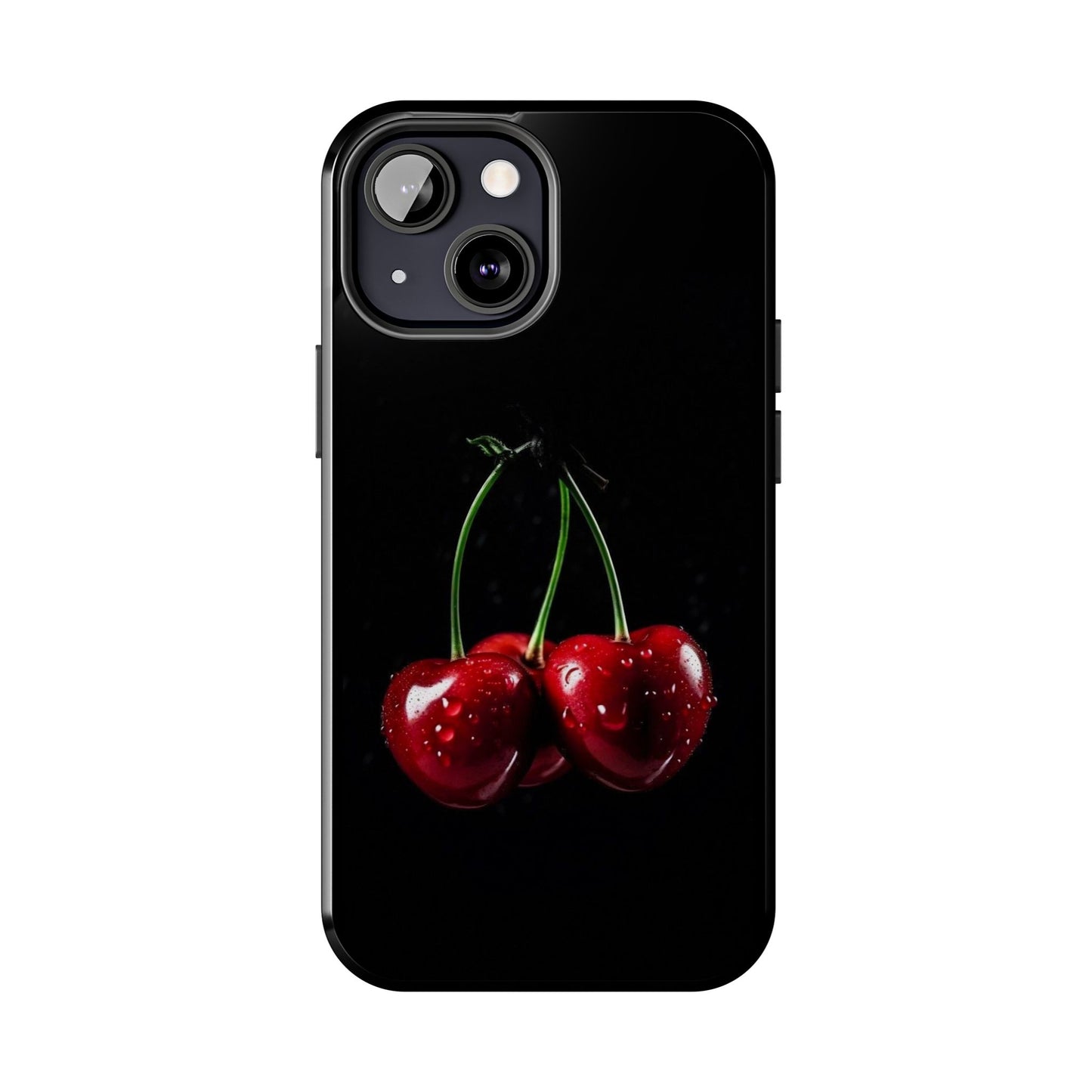 Cherry Splash Tough Phone Case - Durable, Stylish Protection