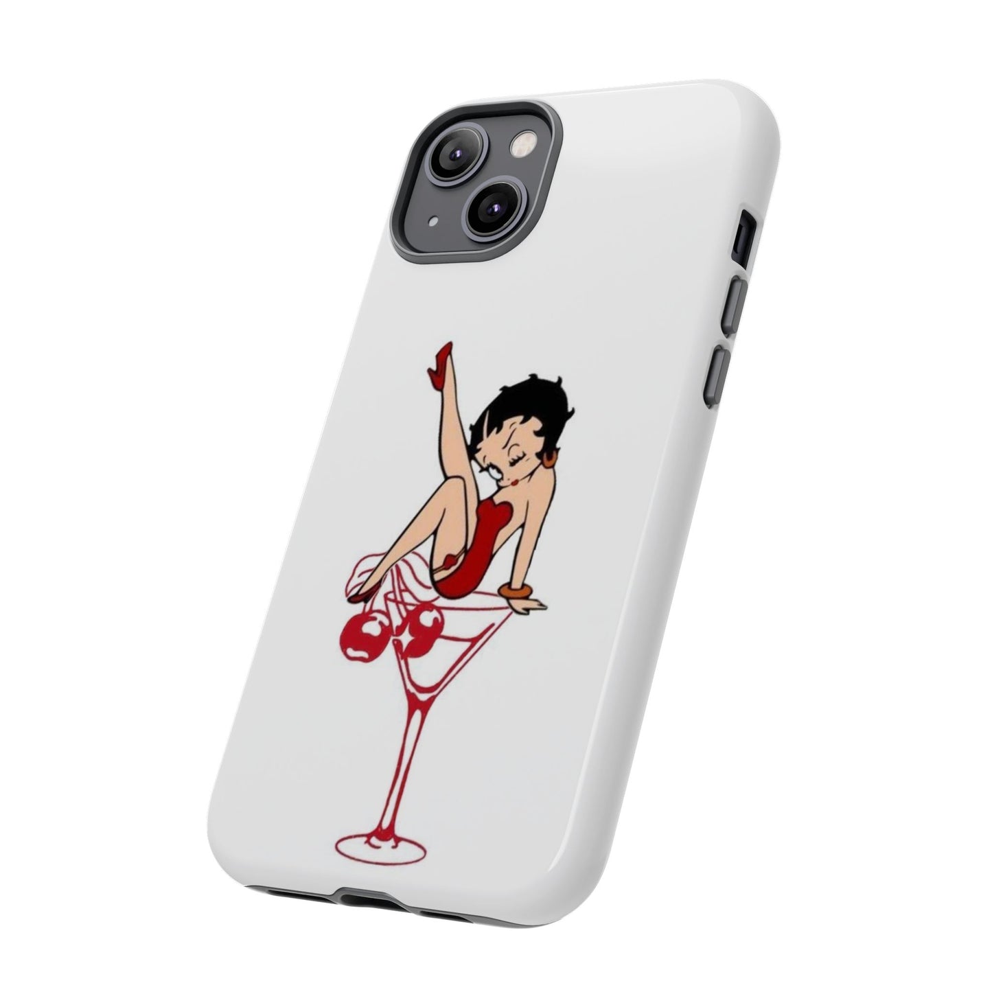 Betty Boop Martini Phone Case - Stylish Tough Cases for Fun Lovers