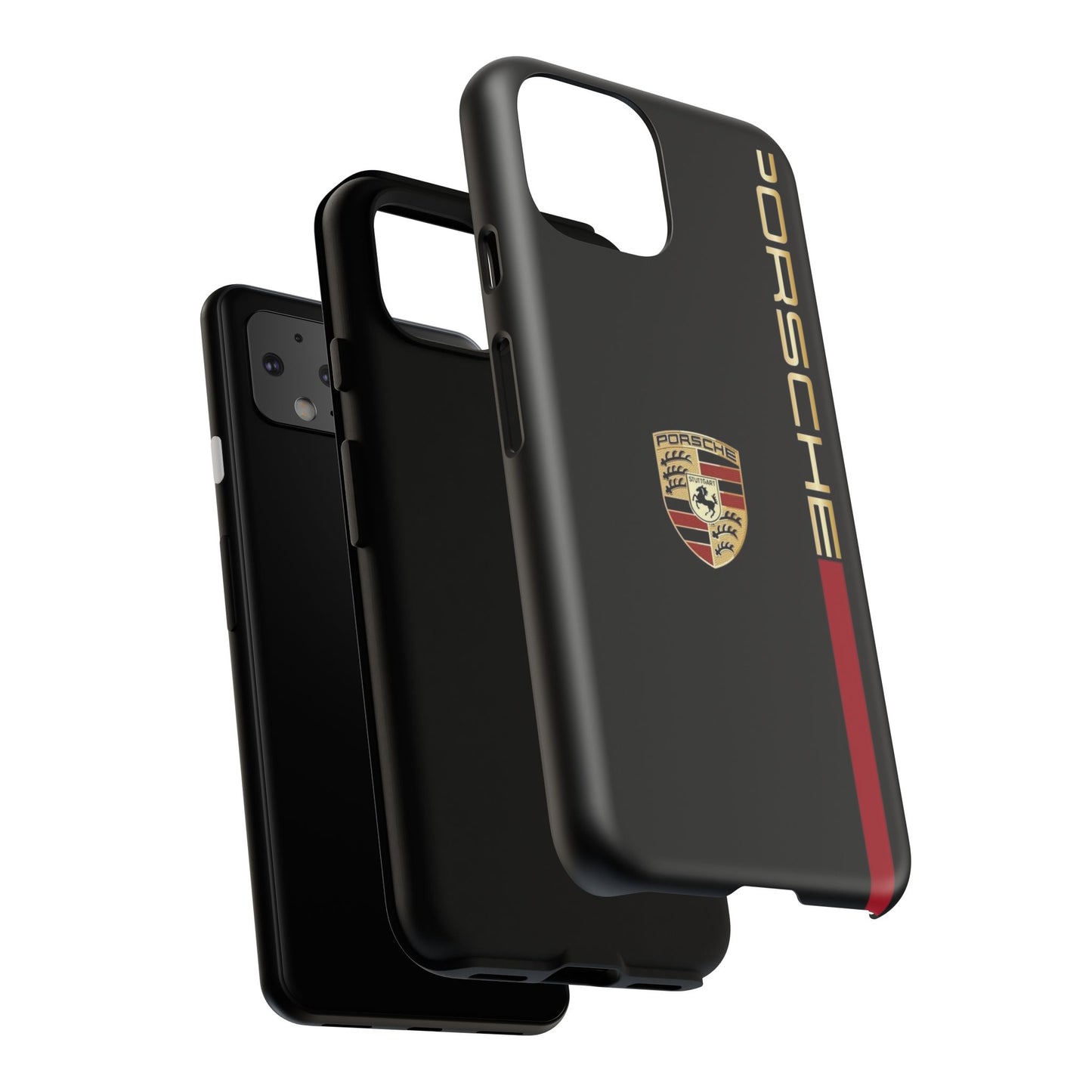 Porsche Tough Phone Case, Durable Car Lover Accessory, Protective Cover, Gift for Auto Enthusiasts, Racing Themed Phone Accessory
