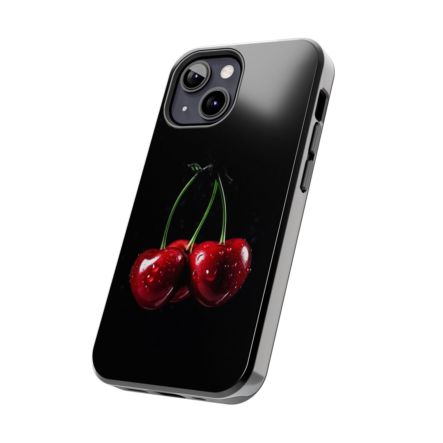 Cherry Splash Tough Phone Case - Durable, Stylish Protection