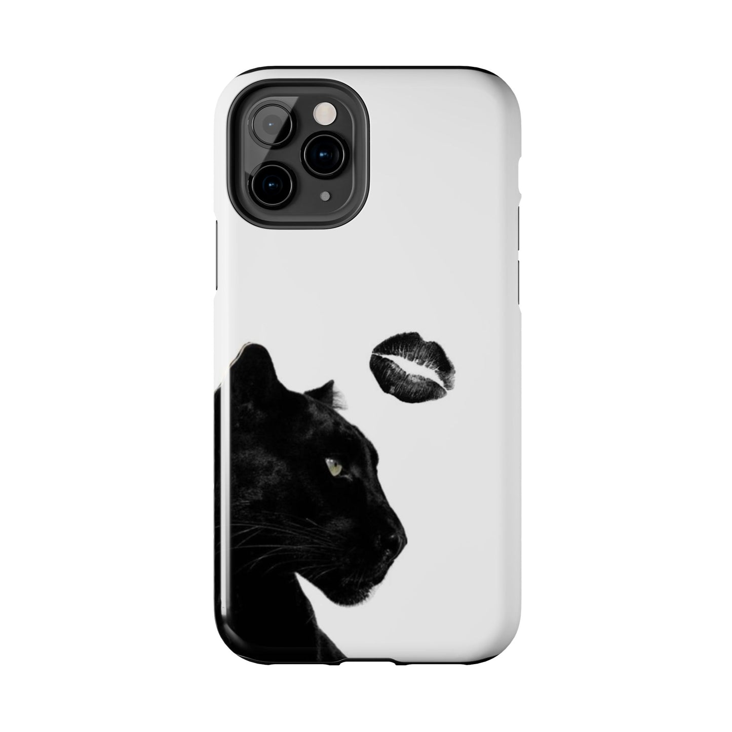 Elegant Panther Design Tough Phone Case - Stylish Protection for Animal Lovers