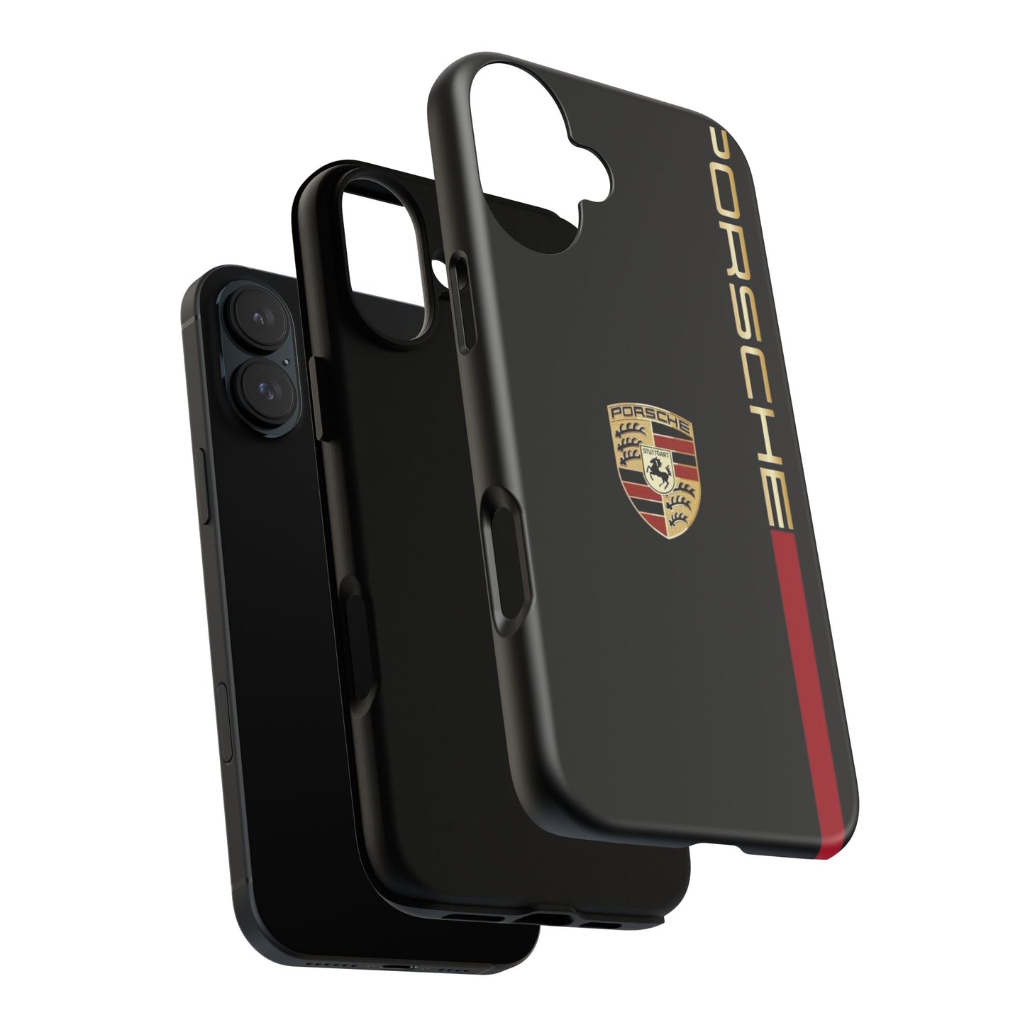 Porsche Tough Phone Case, Durable Car Lover Accessory, Protective Cover, Gift for Auto Enthusiasts, Racing Themed Phone Accessory
