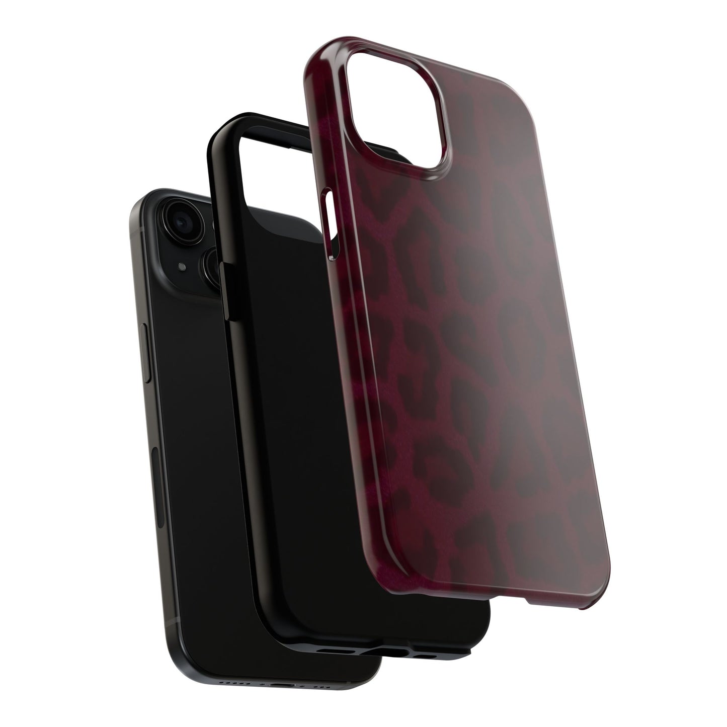 Chic Leopard Print Tough Phone Cases - Stylish Protection for Your Device