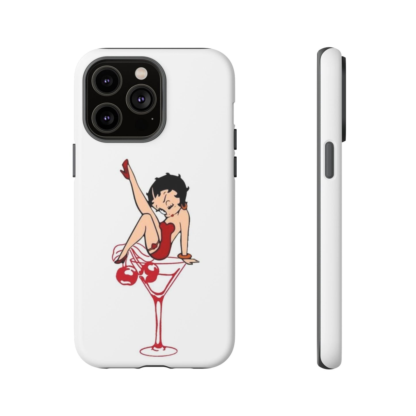 Betty Boop Martini Phone Case - Stylish Tough Cases for Fun Lovers
