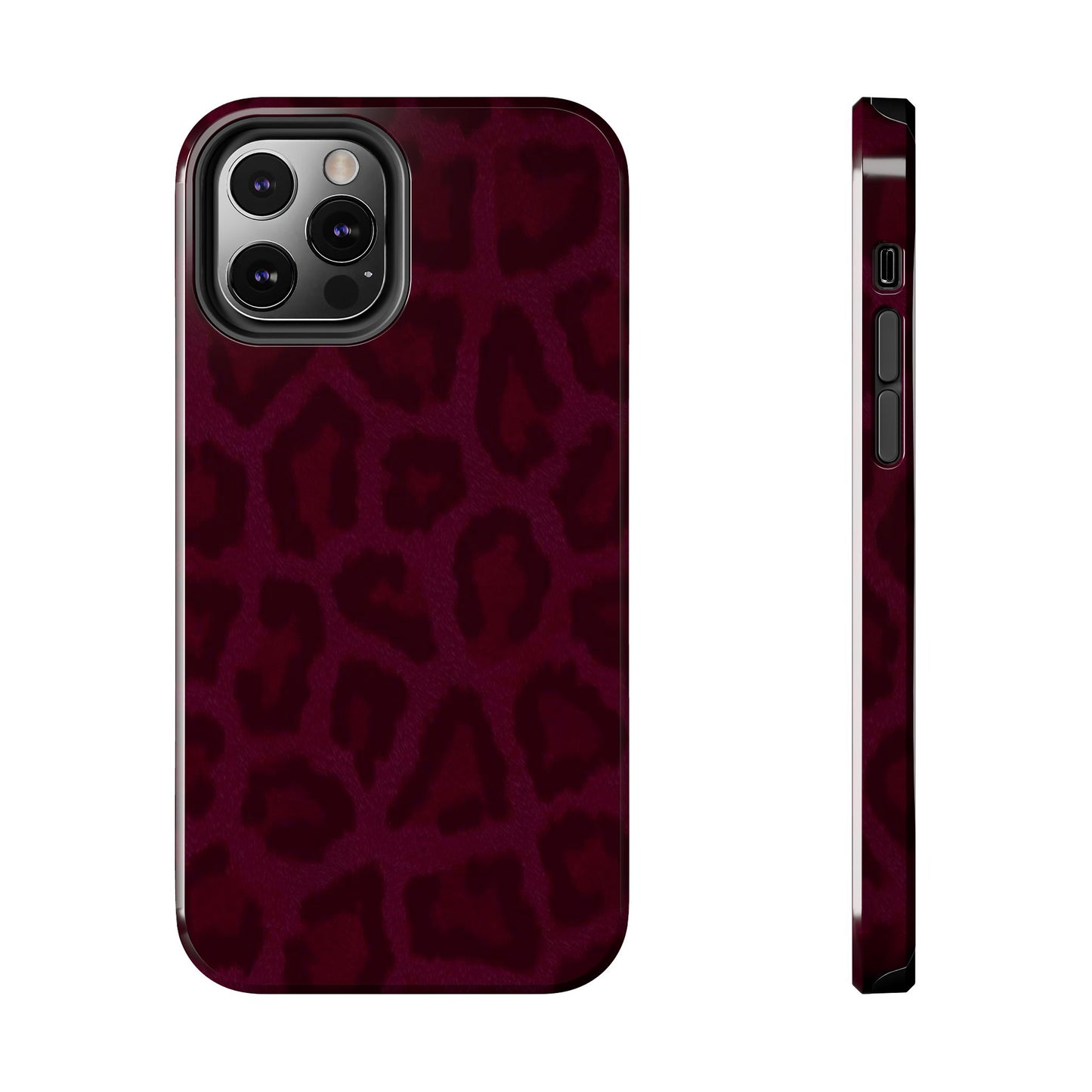 Chic Leopard Print Tough Phone Cases - Stylish Protection for Your Device