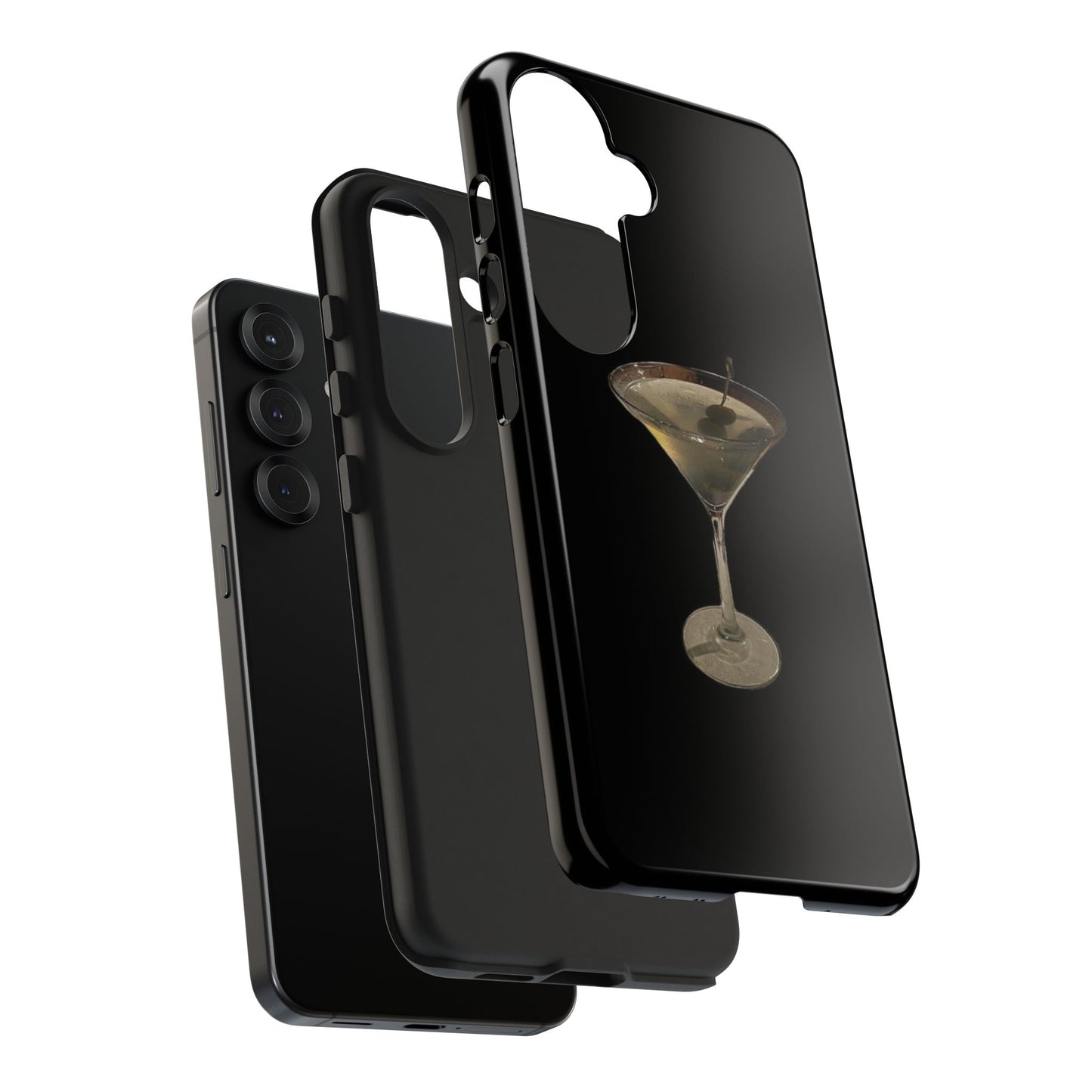 Stylish Martini Tough Phone Case - Perfect for Cocktail Lovers
