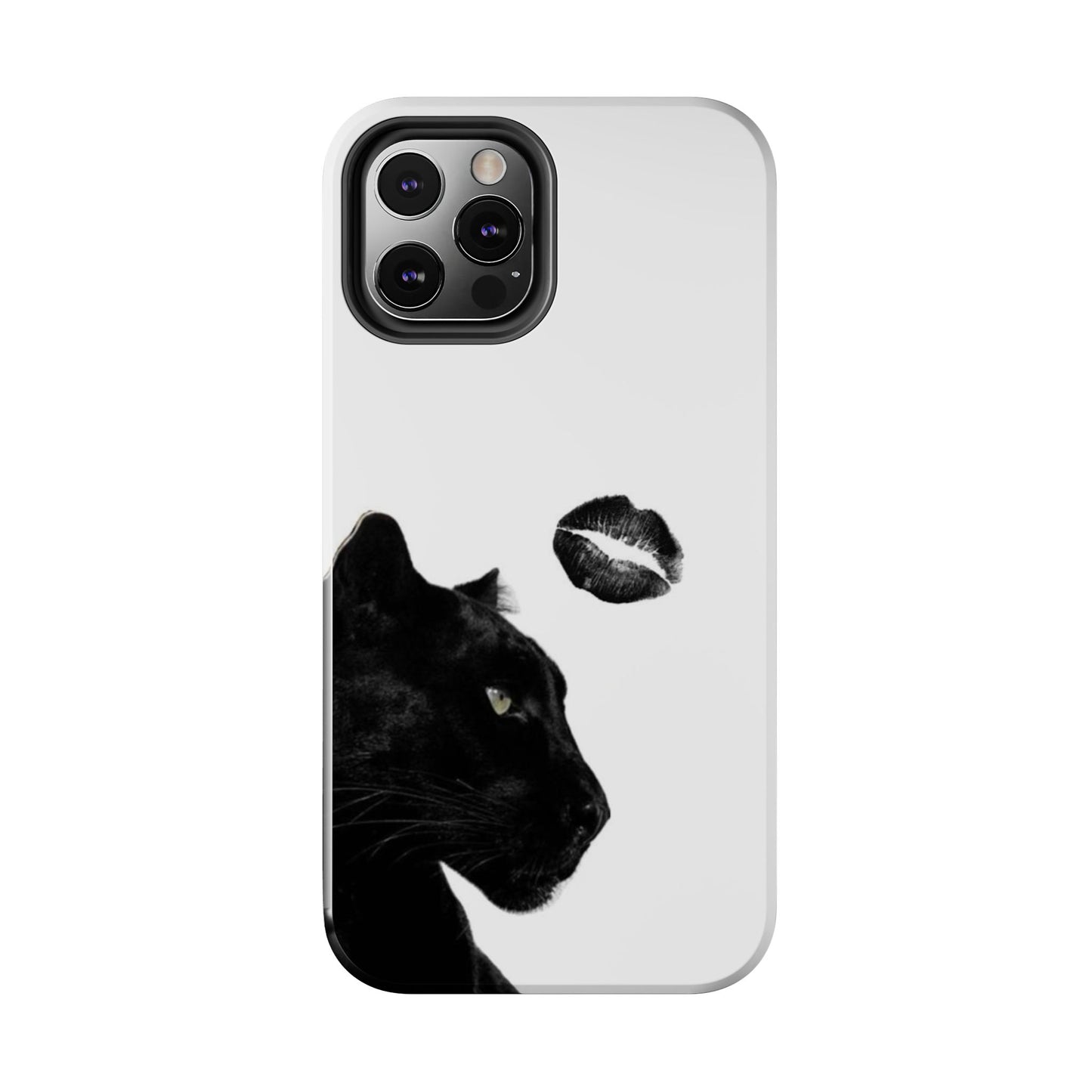 Elegant Panther Design Tough Phone Case - Stylish Protection for Animal Lovers