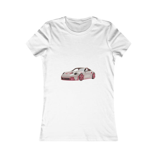 Stylish Women's Car Graphic Tee - Perfect Gift for Auto Enthusiasts, Birthday, Casual Wear, Road Trip, Car Show