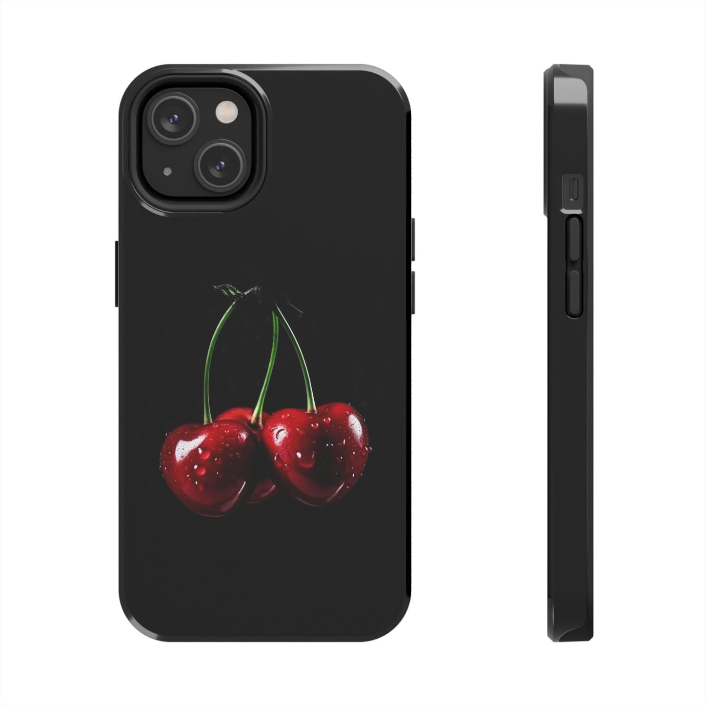 Cherry Splash Tough Phone Case - Durable, Stylish Protection