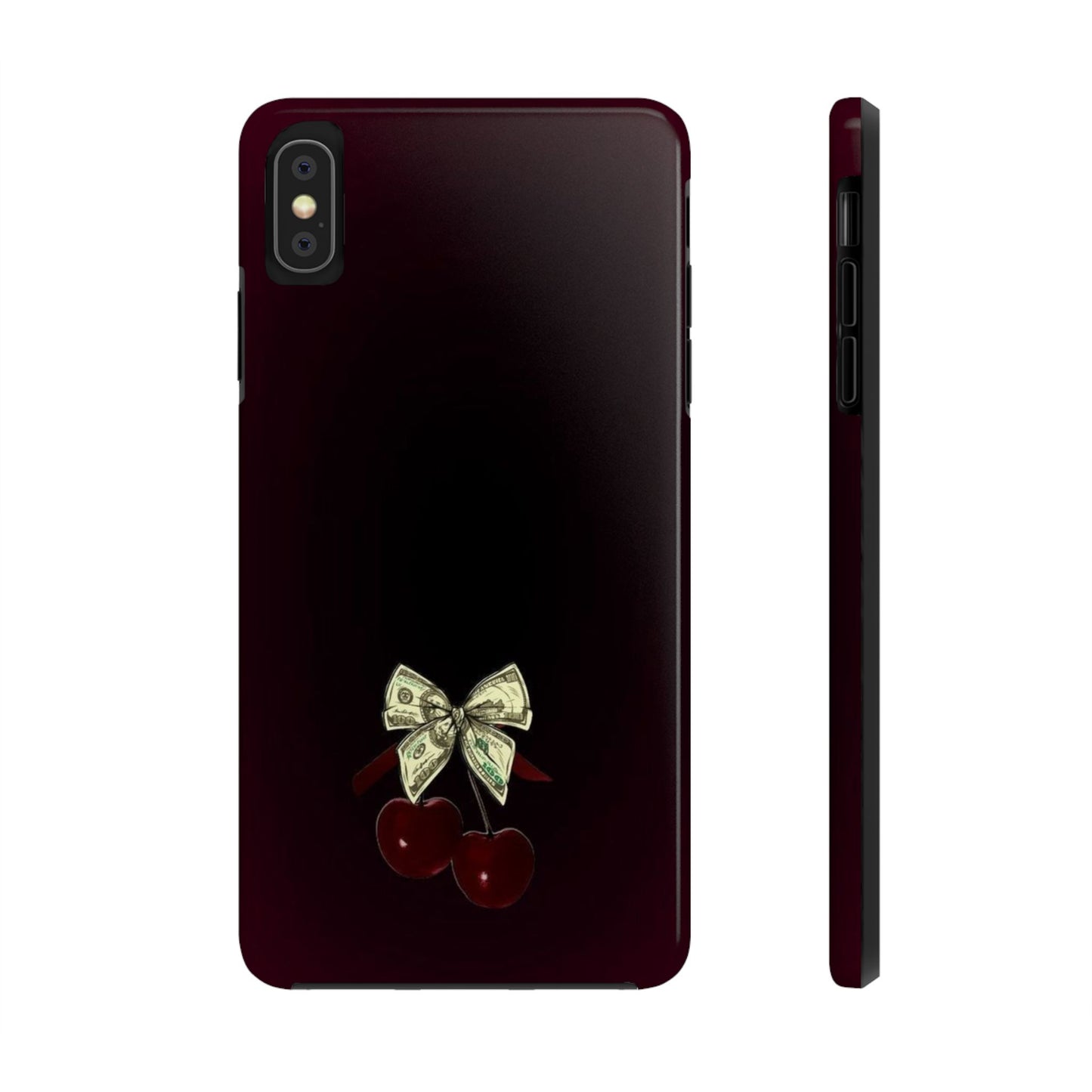 Cherry Bow Tough Phone Case - Stylish & Durable Protection