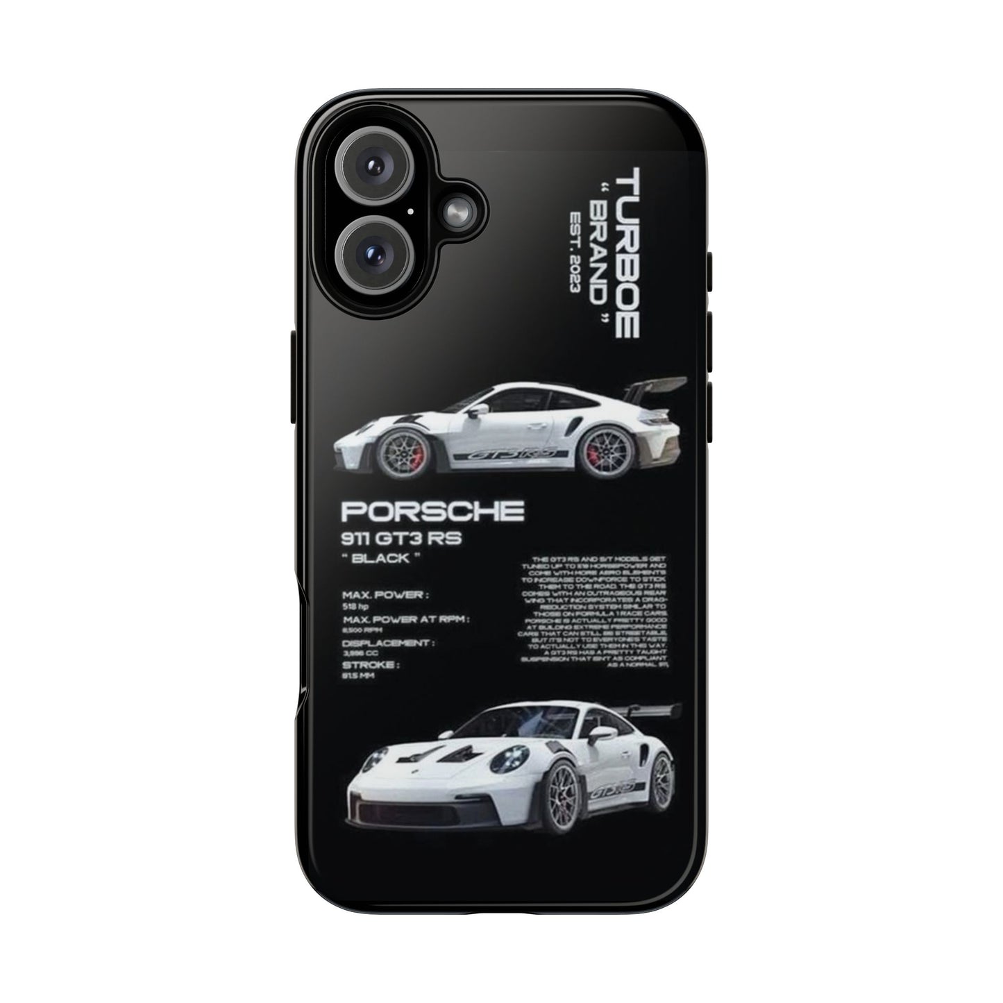 Porsche Phone Case, Tough Car Case, Automotive Gift, Racing Enthusiast Accessory, Stylish Smartphone Protection