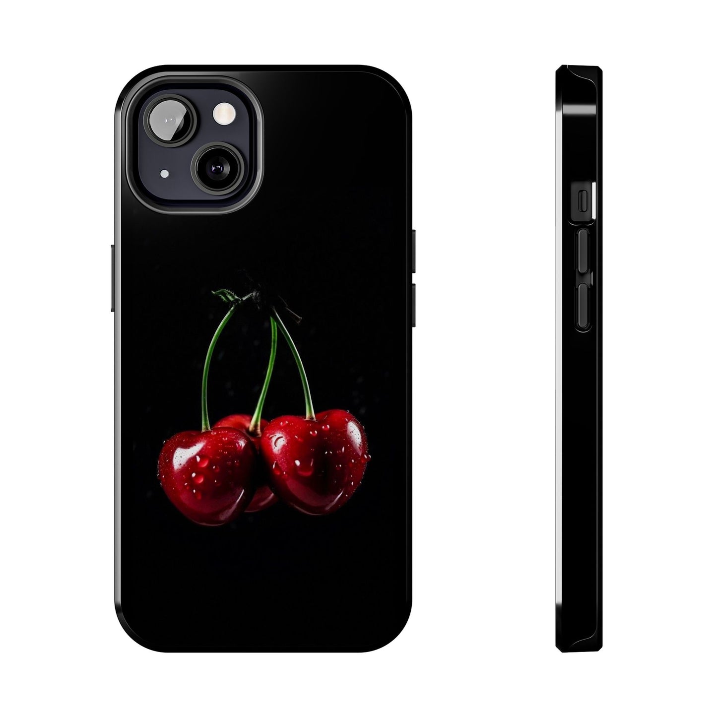 Cherry Splash Tough Phone Case - Durable, Stylish Protection