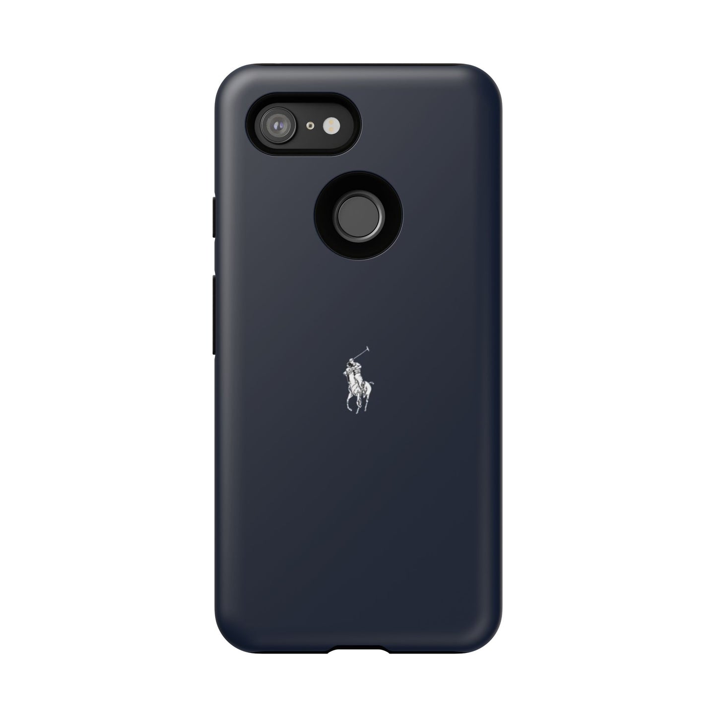 Navy Polo Logo Tough Phone Case — Slim Protective iPhone Cover