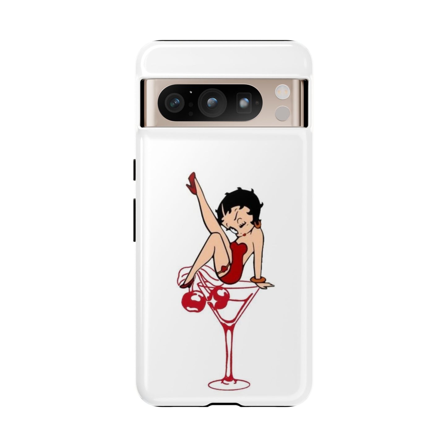Betty Boop Martini Phone Case - Stylish Tough Cases for Fun Lovers