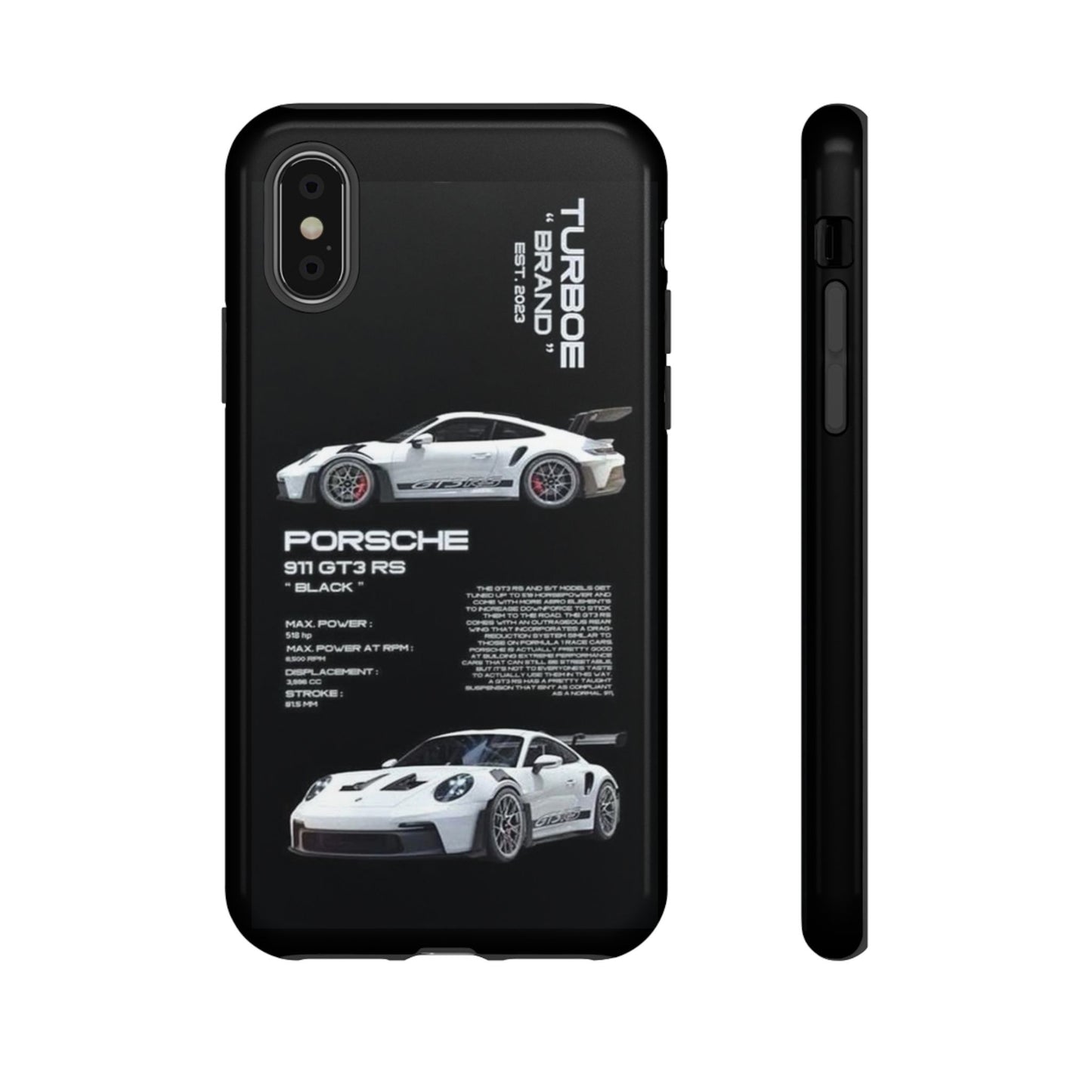 Porsche Phone Case, Tough Car Case, Automotive Gift, Racing Enthusiast Accessory, Stylish Smartphone Protection