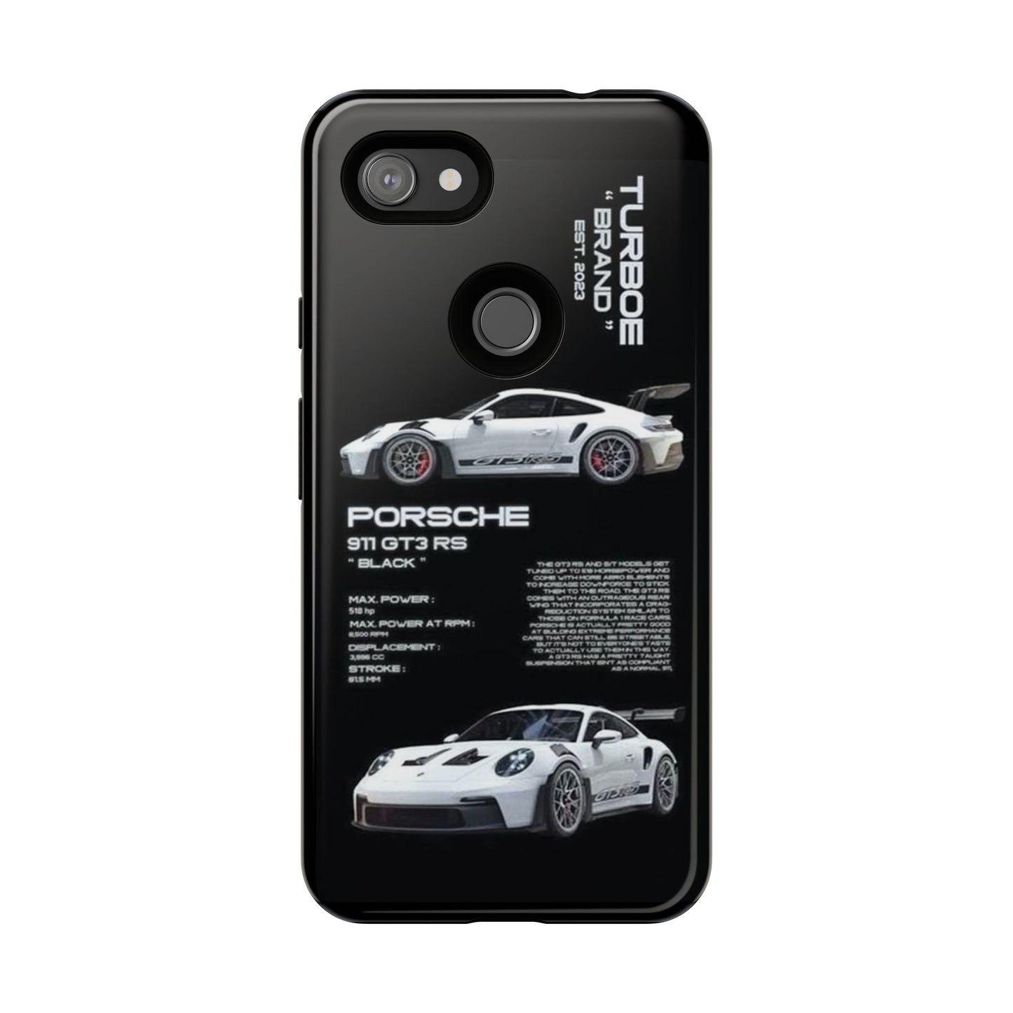 Porsche Phone Case, Tough Car Case, Automotive Gift, Racing Enthusiast Accessory, Stylish Smartphone Protection