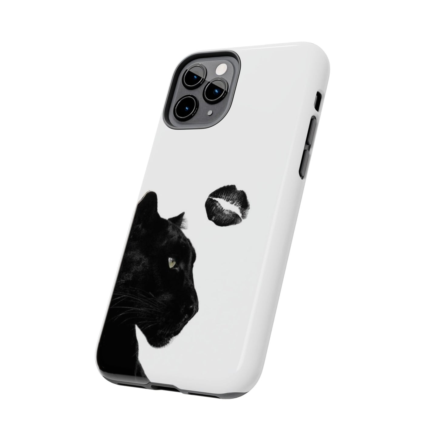 Elegant Panther Design Tough Phone Case - Stylish Protection for Animal Lovers