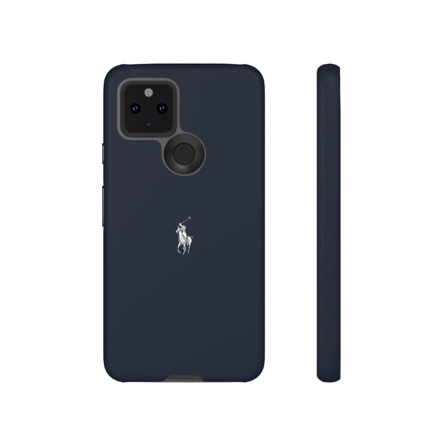 Navy Polo Logo Tough Phone Case — Slim Protective iPhone Cover
