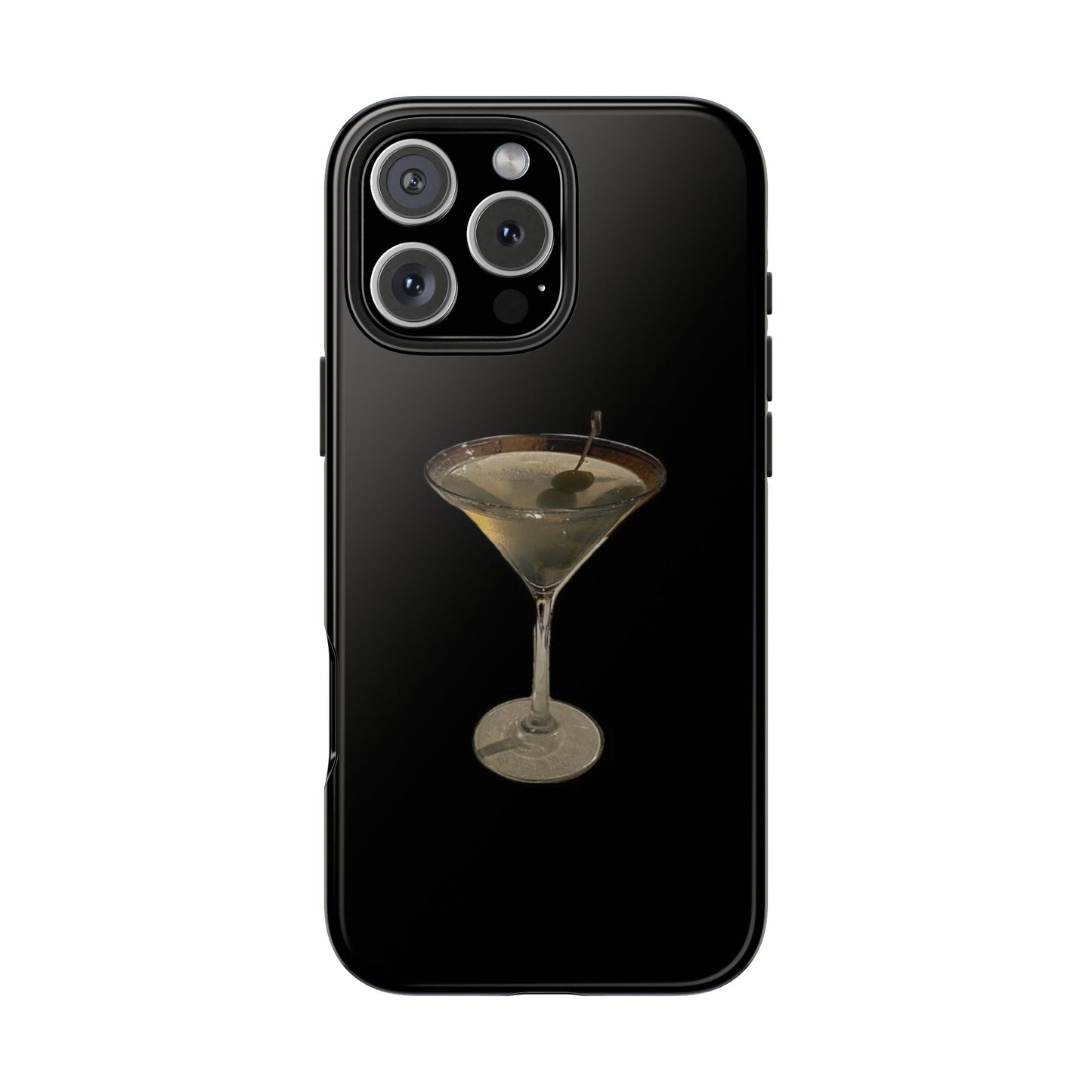 Stylish Martini Tough Phone Case - Perfect for Cocktail Lovers