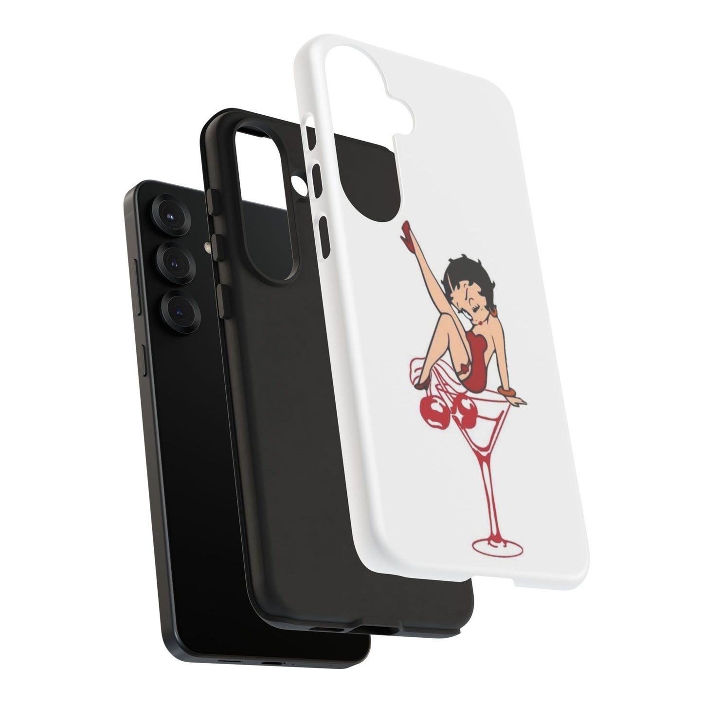 Betty Boop Martini Phone Case - Stylish Tough Cases for Fun Lovers