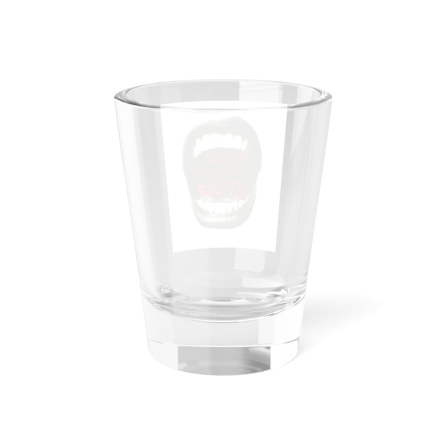 Bold Statement Shot Glass, Unique Barware Gift for Parties, Funny Drinking Glass, Party Decor, Home Bar Essential, Holiday Cheers