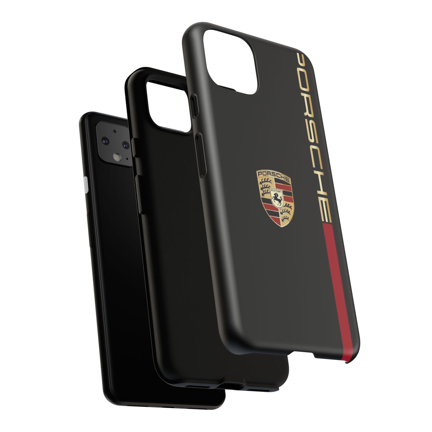 Porsche Tough Phone Case, Durable Car Lover Accessory, Protective Cover, Gift for Auto Enthusiasts, Racing Themed Phone Accessory