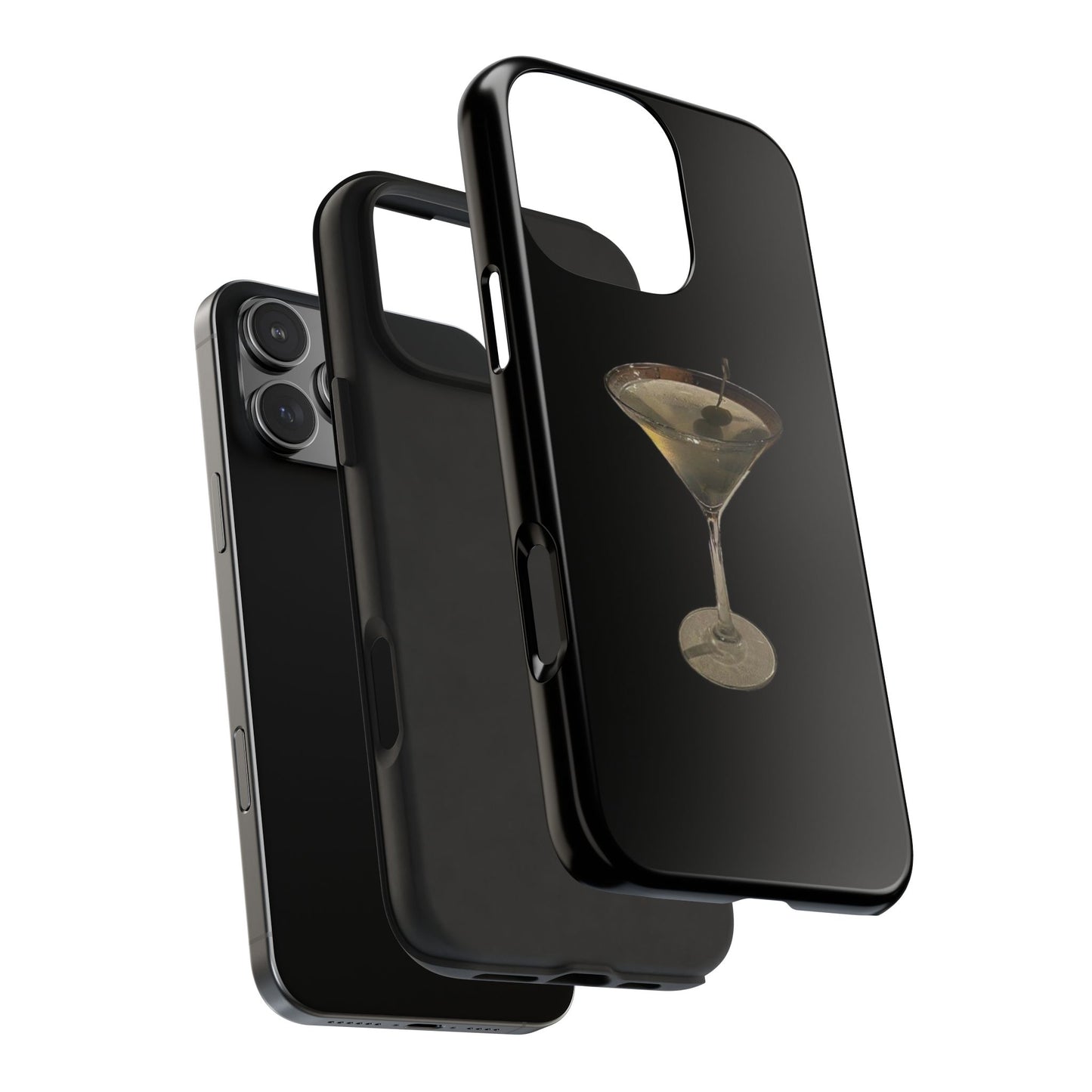 Stylish Martini Tough Phone Case - Perfect for Cocktail Lovers