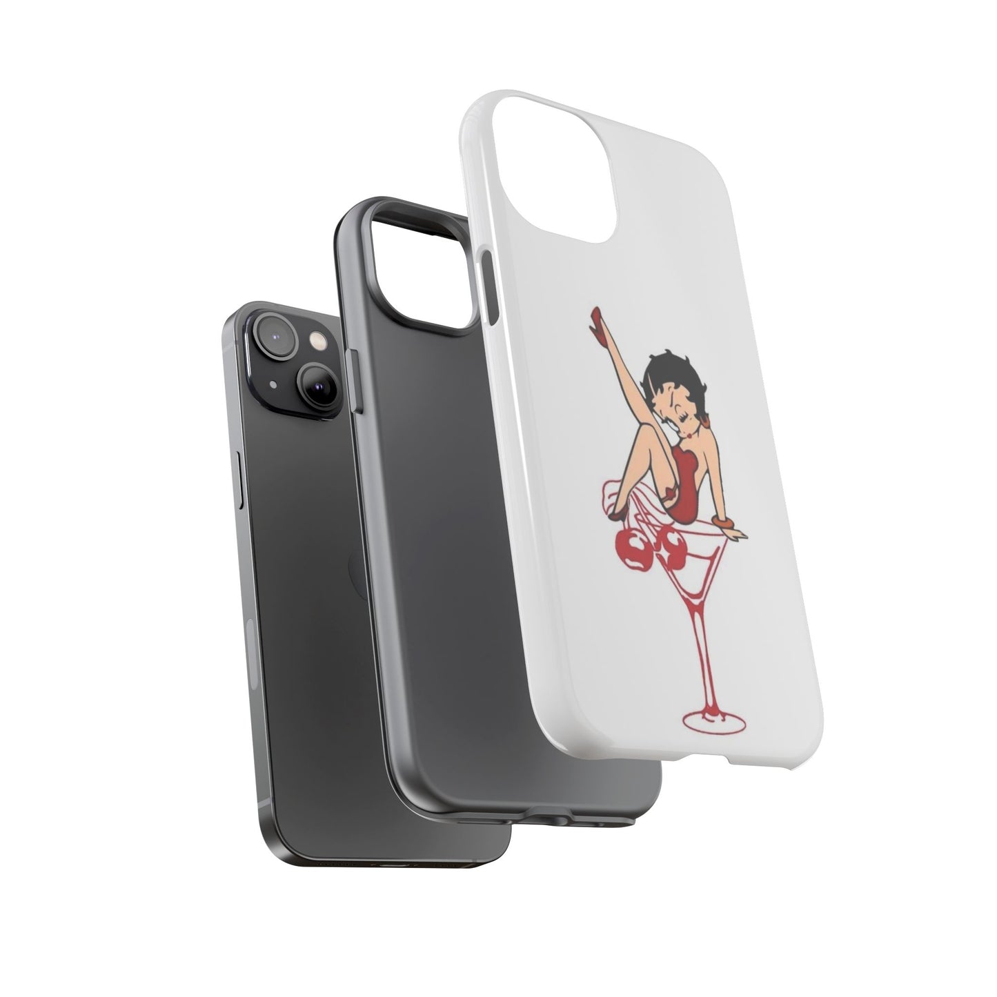 Betty Boop Martini Phone Case - Stylish Tough Cases for Fun Lovers