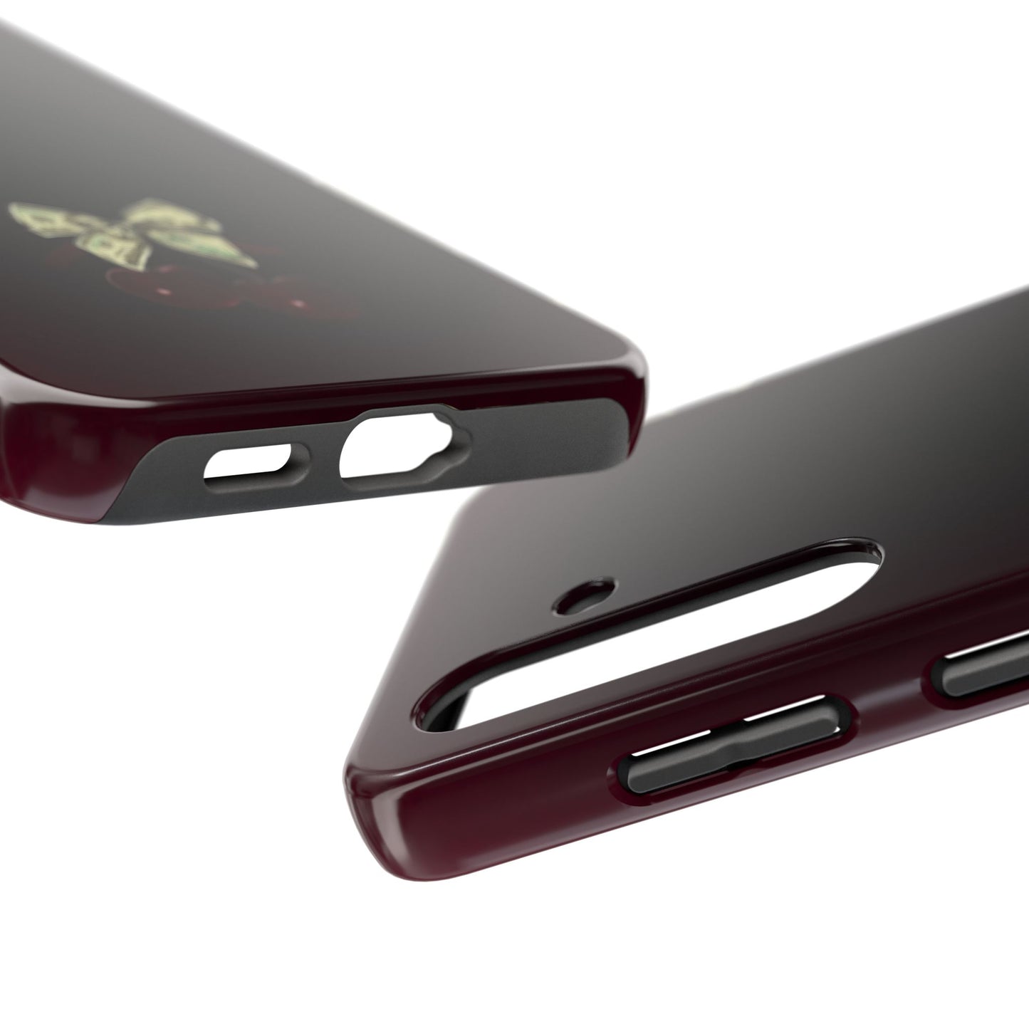 Cherry Bow Tough Phone Case - Stylish & Durable Protection