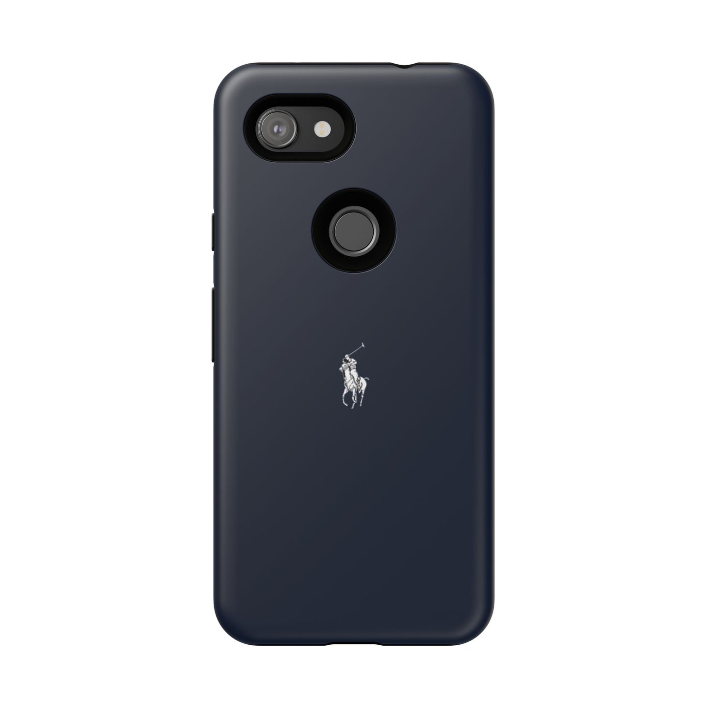 Navy Polo Logo Tough Phone Case — Slim Protective iPhone Cover