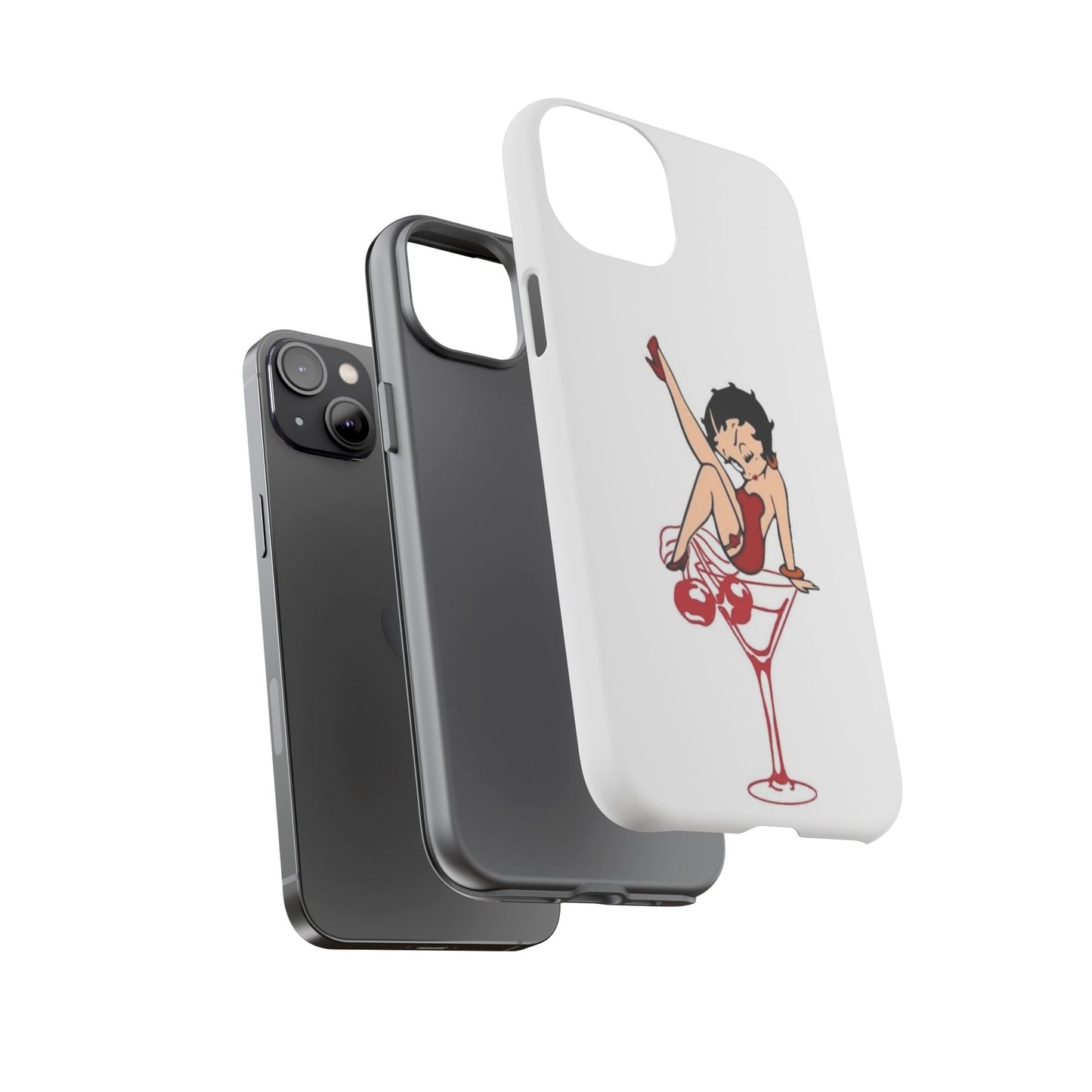 Betty Boop Martini Phone Case - Stylish Tough Cases for Fun Lovers