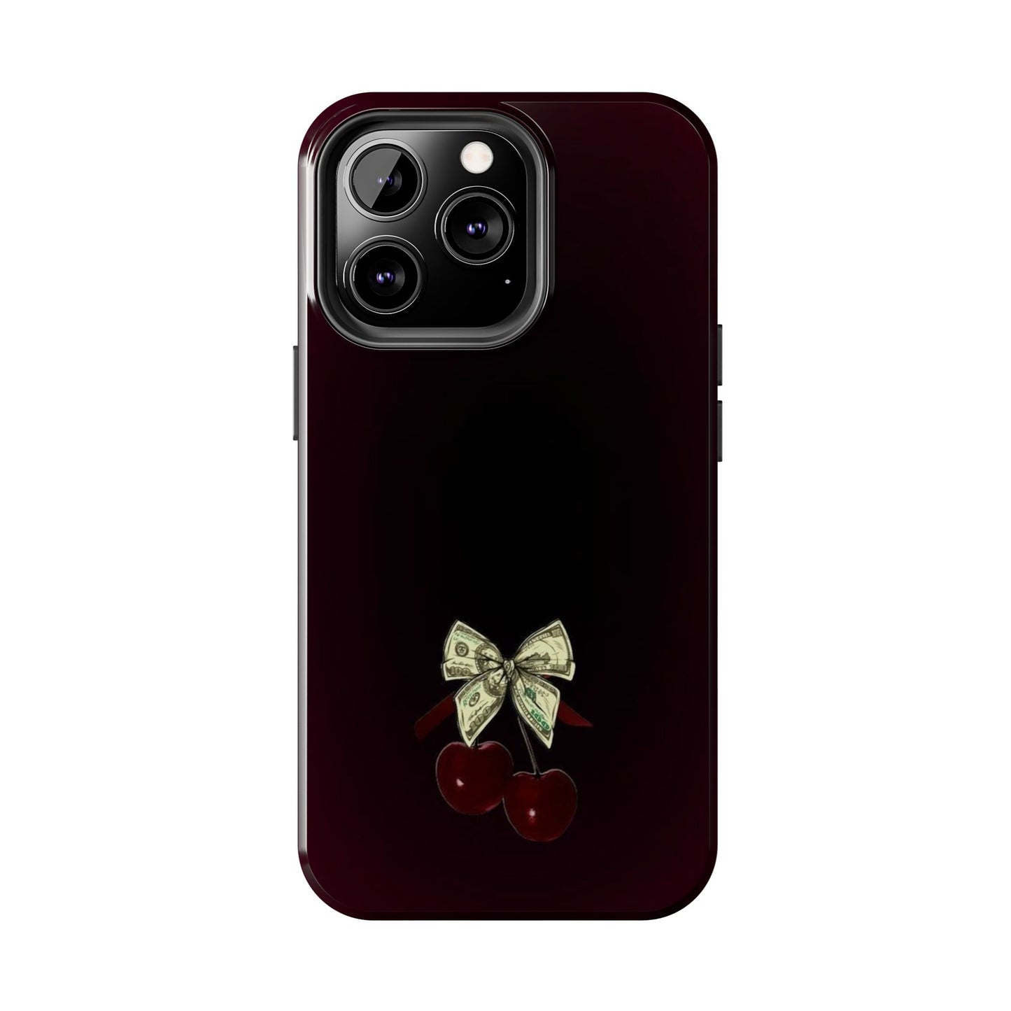 Cherry Bow Tough Phone Case - Stylish & Durable Protection
