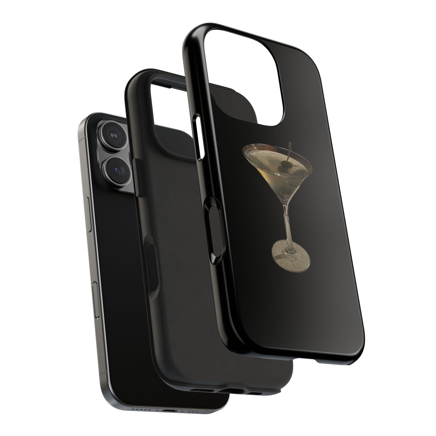 Stylish Martini Tough Phone Case - Perfect for Cocktail Lovers