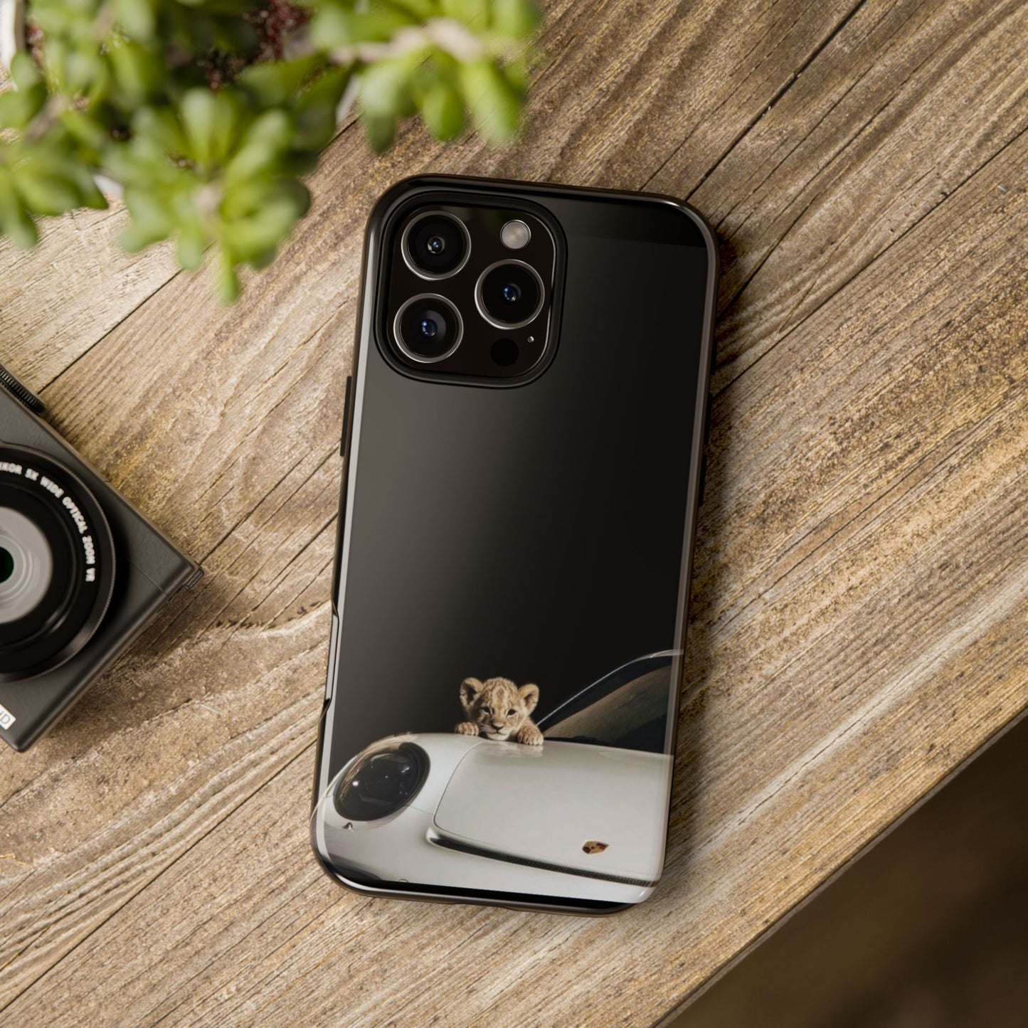 Wildlife-Inspired Phone Case with Lion Cub, Perfect Gift for Animal Lovers, Unique Phone Accessory for Car Enthusiasts, Stylish [...]