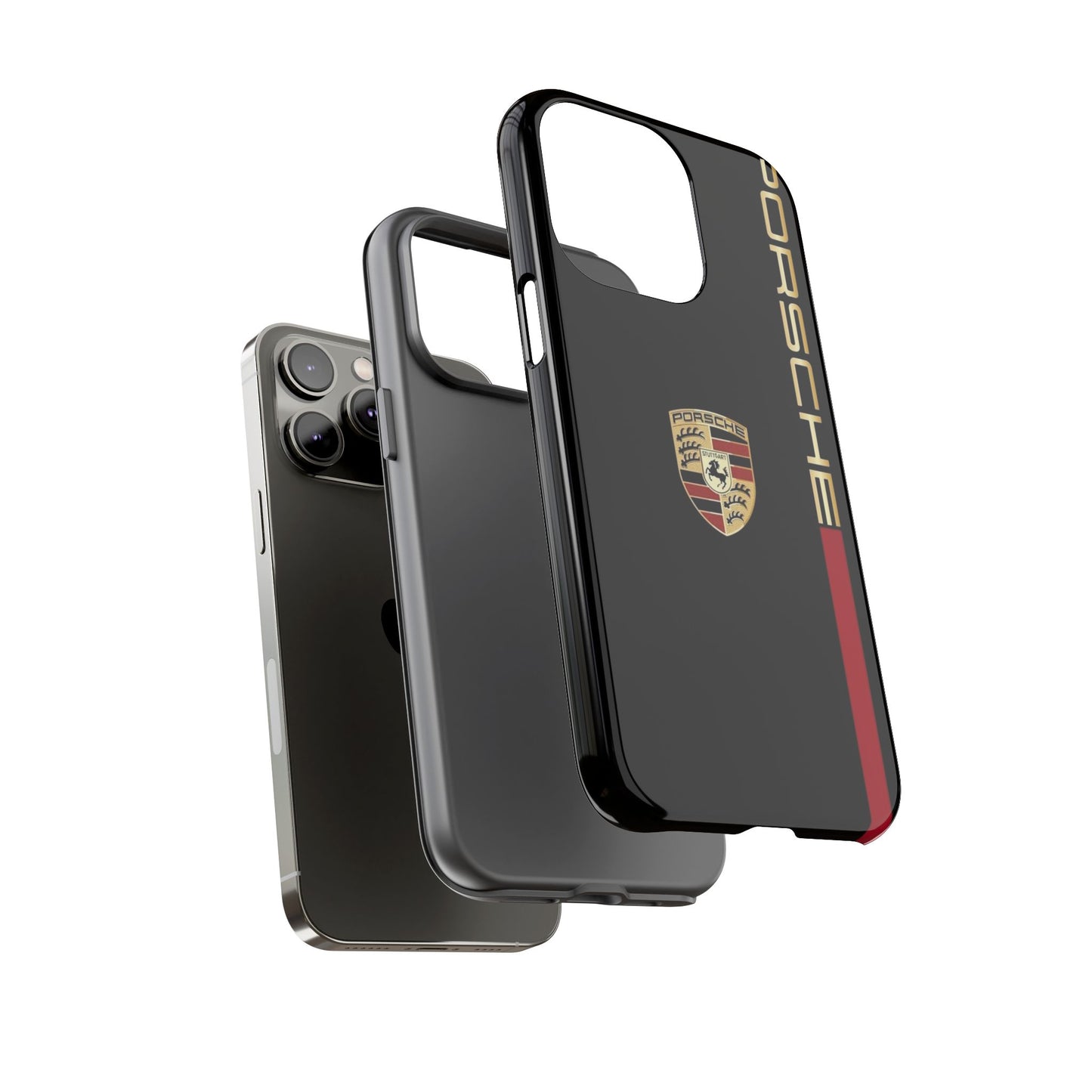 Porsche Tough Phone Case, Durable Car Lover Accessory, Protective Cover, Gift for Auto Enthusiasts, Racing Themed Phone Accessory
