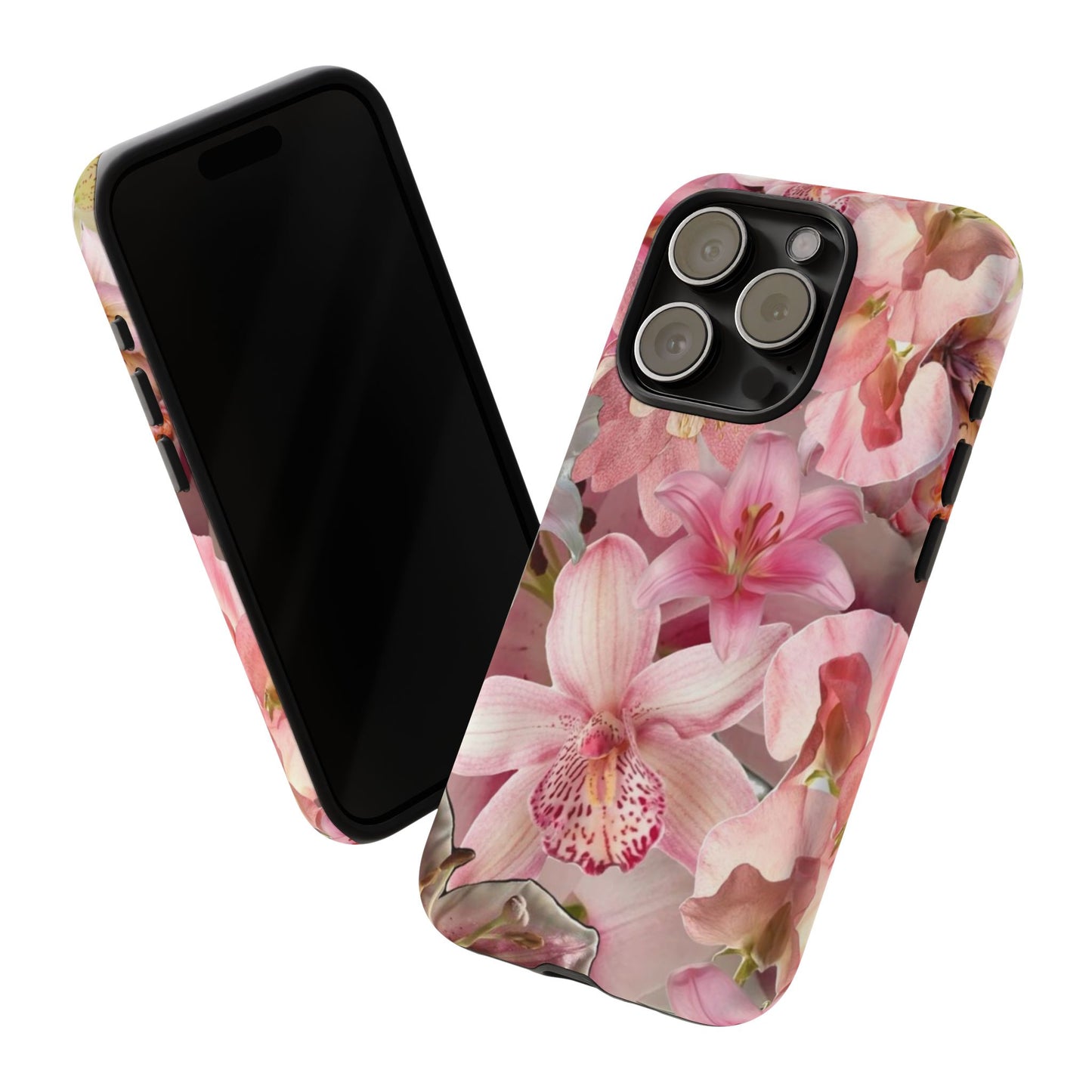 Phone Case - Matte & Glossy Tough Case Lily Flowers