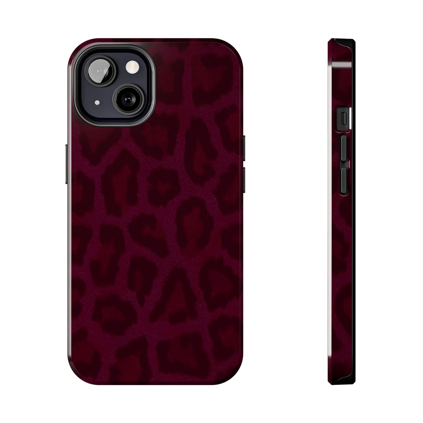 Chic Leopard Print Tough Phone Cases - Stylish Protection for Your Device