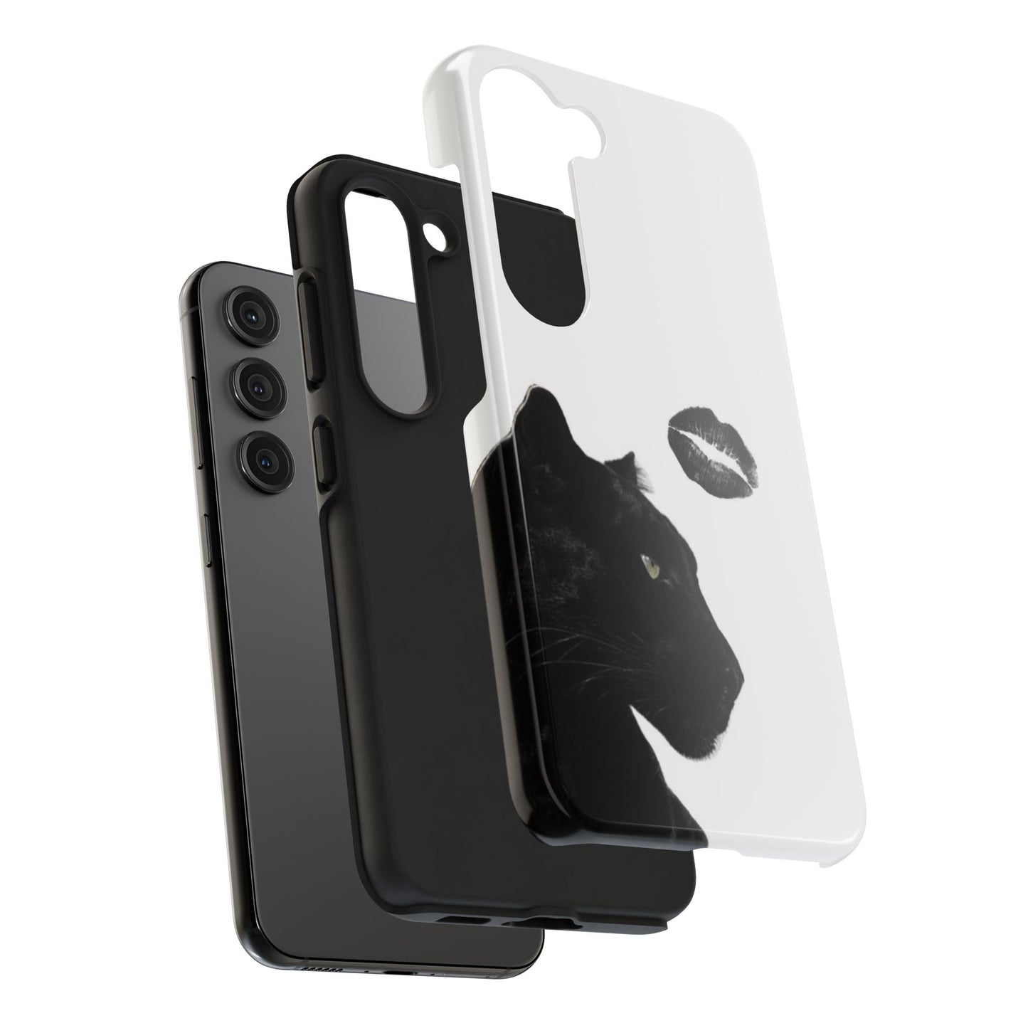 Elegant Panther Design Tough Phone Case - Stylish Protection for Animal Lovers